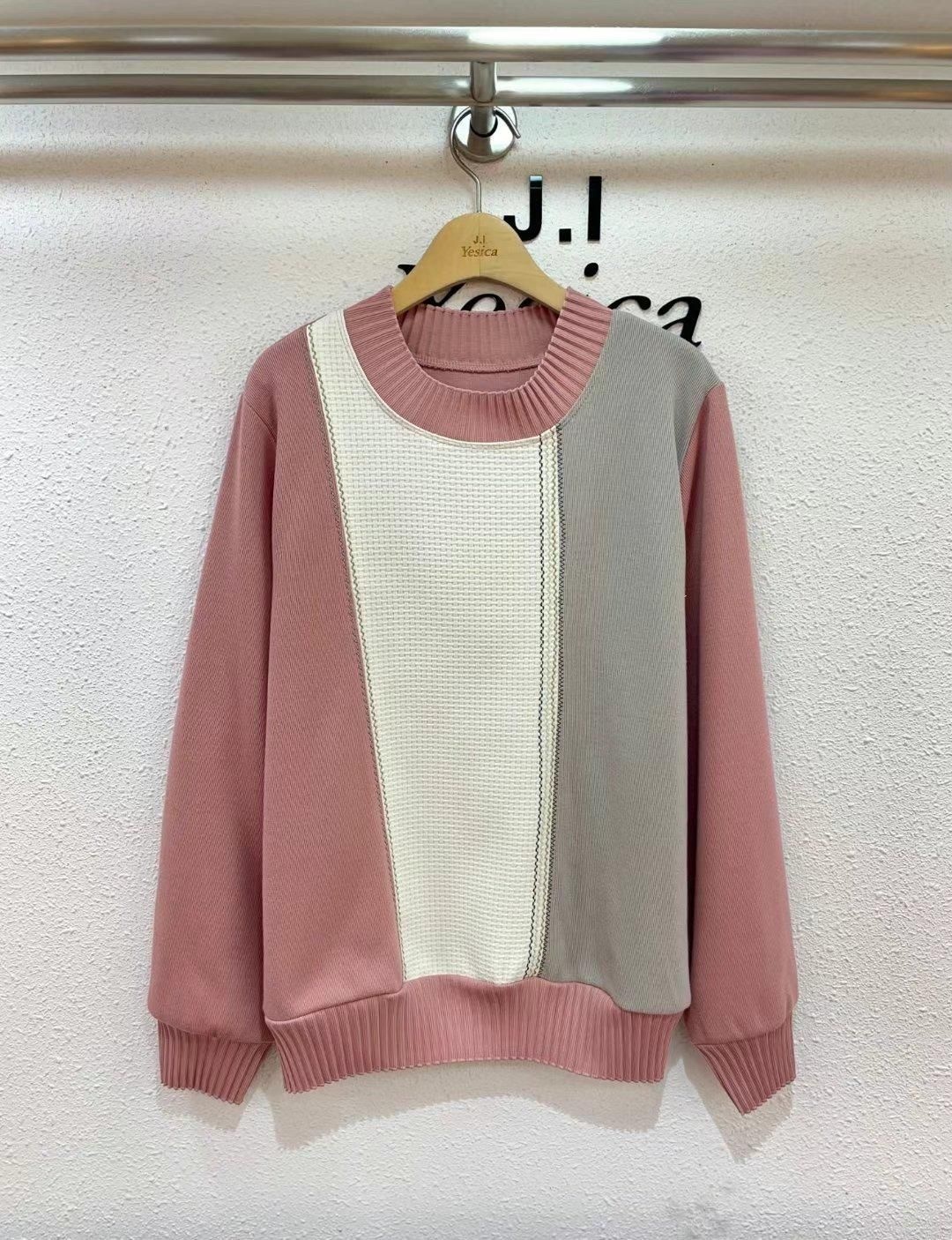 Yesica 拼色top~120AF