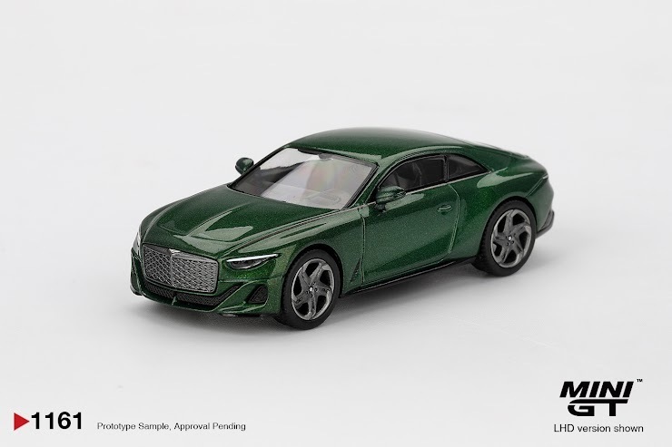 PO-$80 * MINI GT * 1:64 1161 Bentley Batur Scarab Green LHD