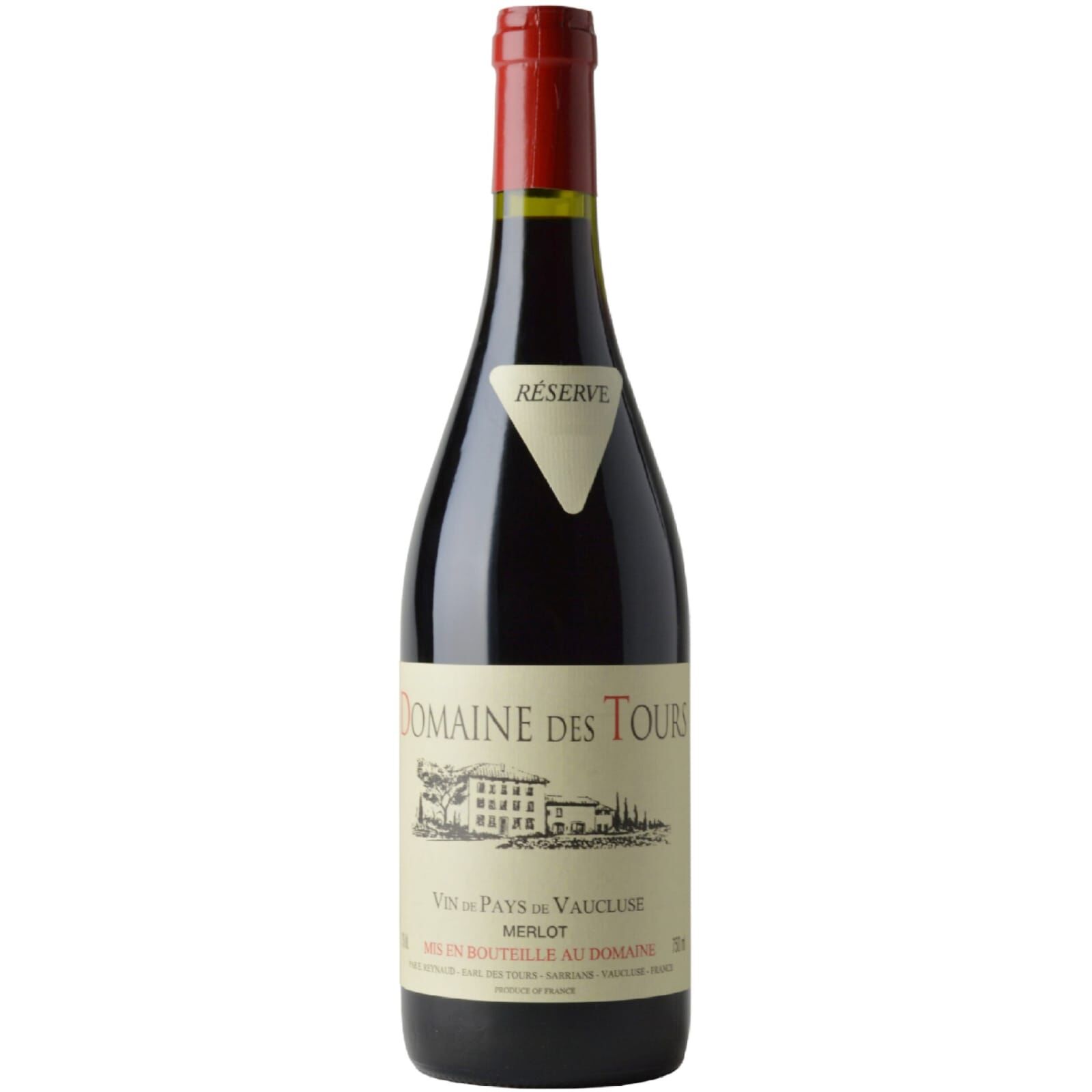 2010 Domaine des Tours Vin de Pays de Vaucluse Reserve Merlot