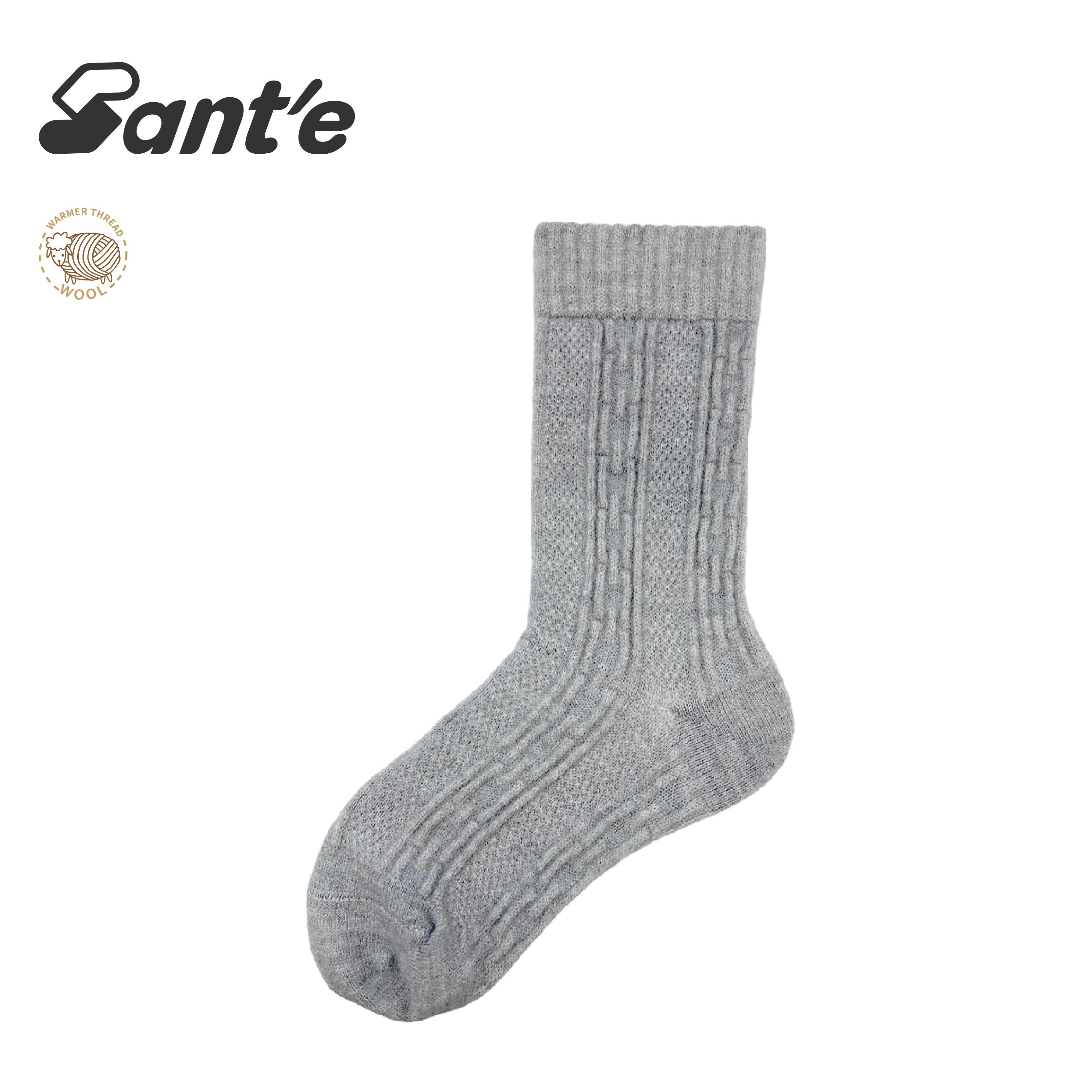 Santé 台灣 煙霧中筒羊絨襪 女款 (5色) 44SA5007