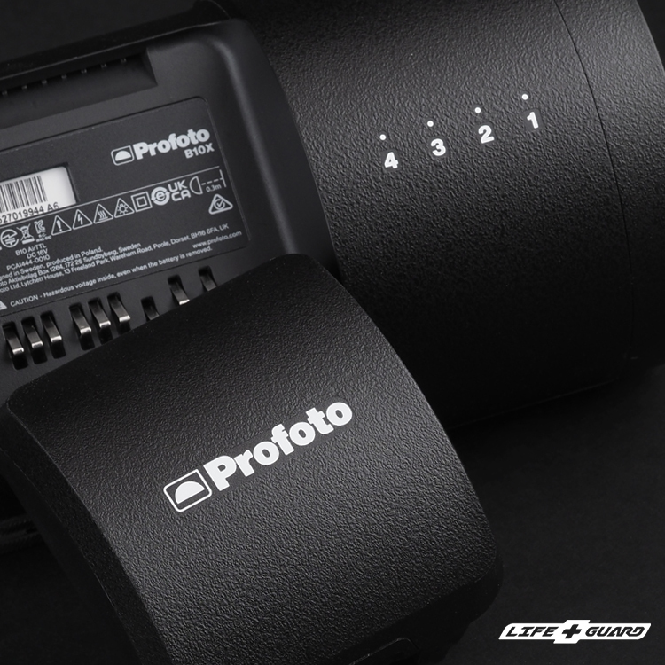 LIFE+GUARD Profoto B10X 專用閃光燈貼膜｜砂紋質感設計