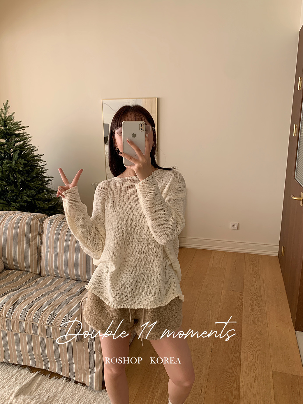 (K13)絕美奶霧色系針織上衣-3色