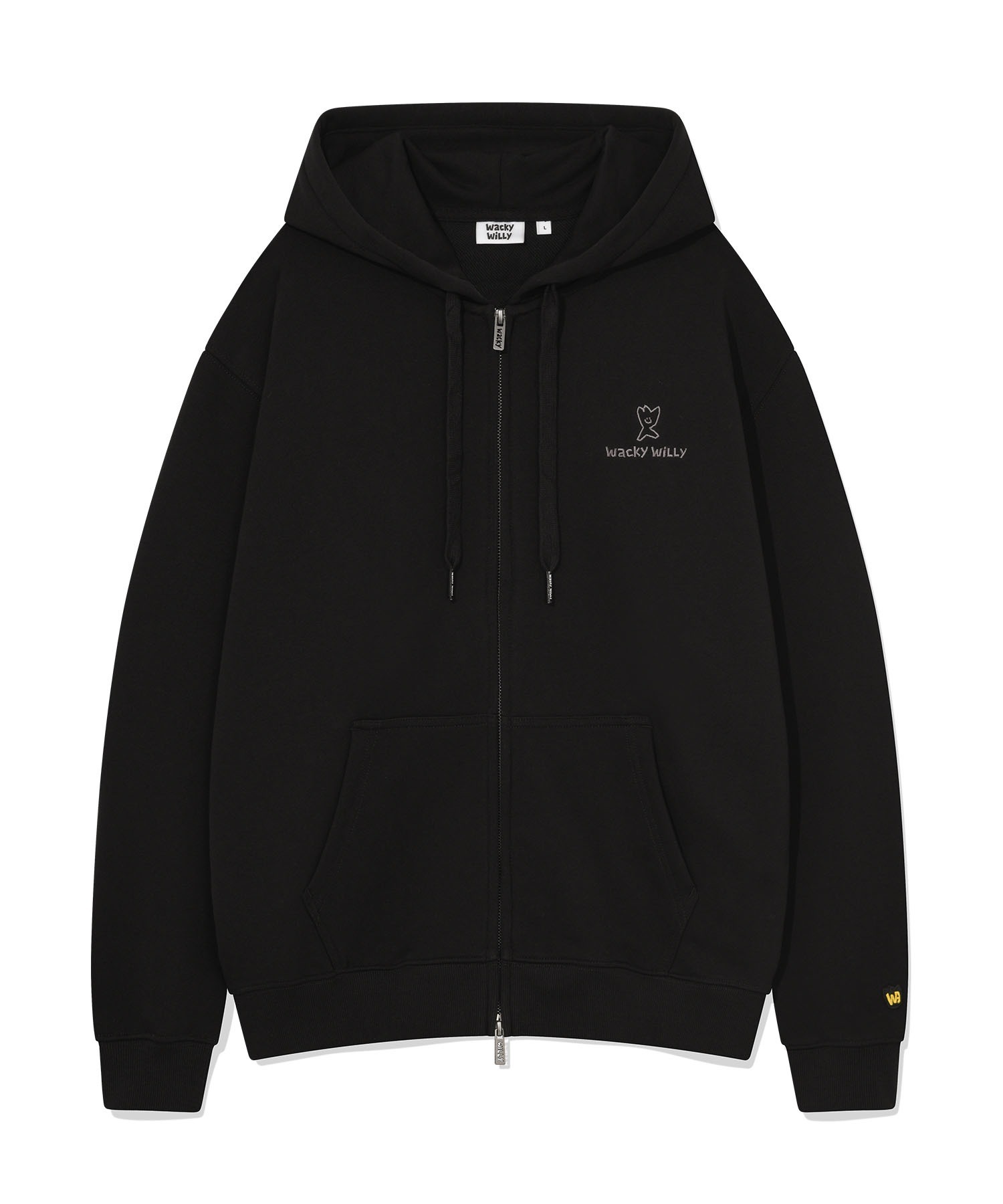 WACKY WILLY Basic Logo Hood Zip-Up