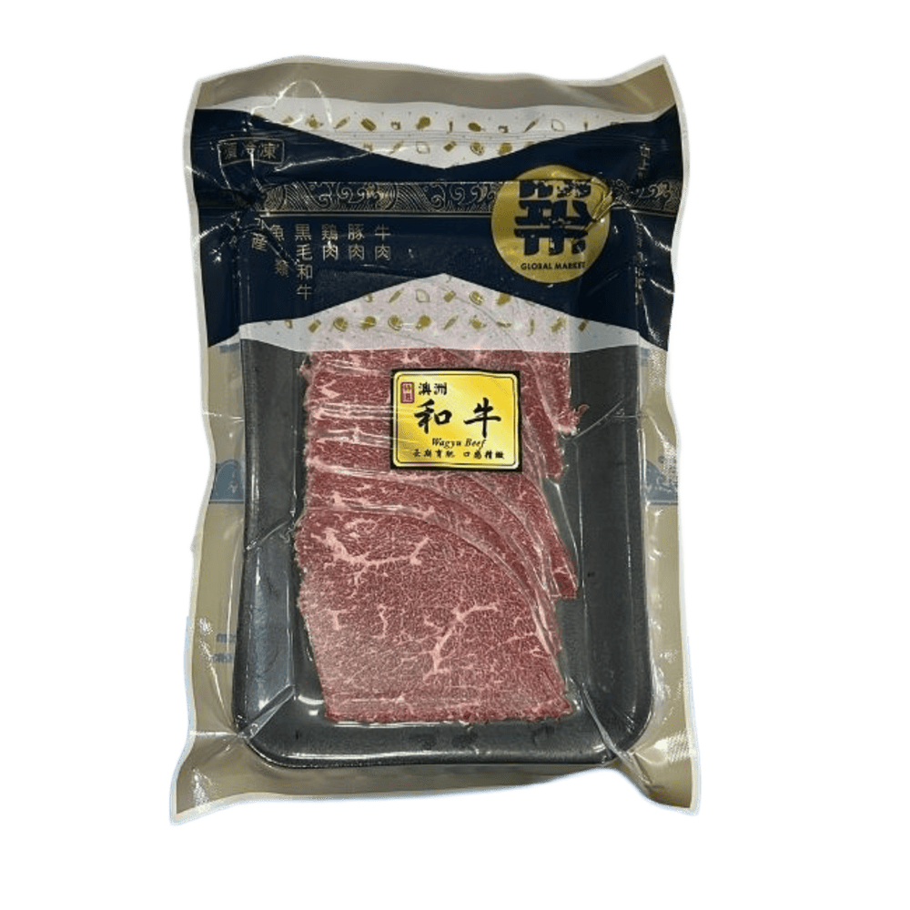 【崇文海鮮】澳洲M9+和牛肉片100g/盒