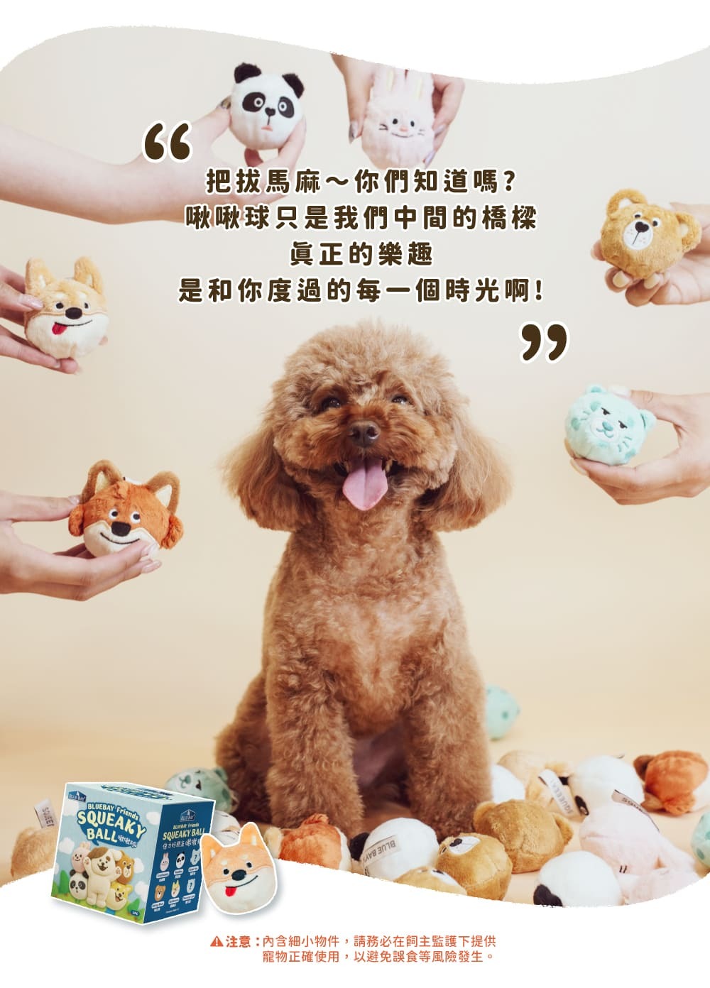 倍力啾啾球，互動加倍，與毛孩感情升溫的最佳幫手