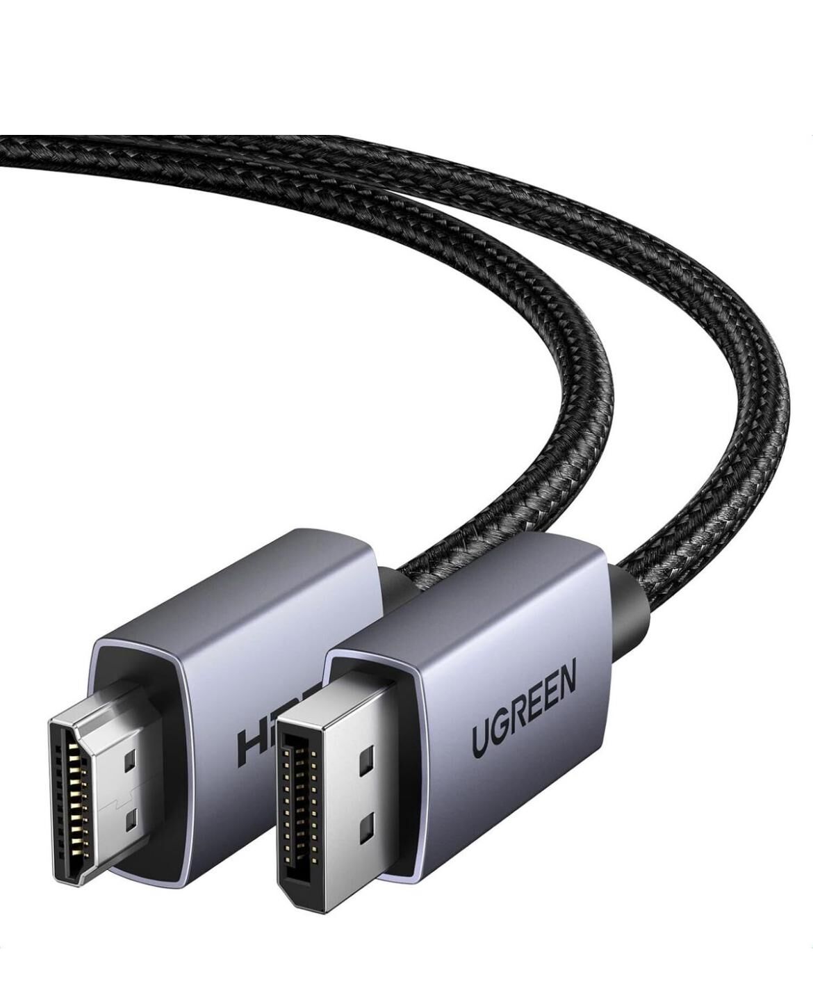Ugreen DisplayPort 轉 HDMI 4K影像傳輸線- 1米_DP125-35840