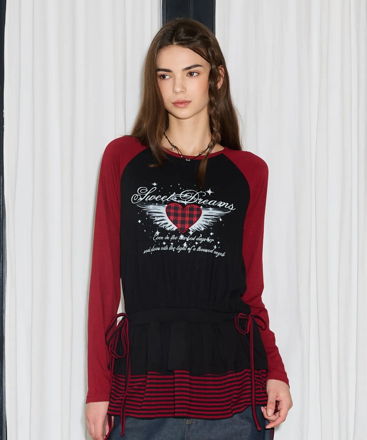 LARTIGENT L19 ANGEL FRILL T-SHIRT