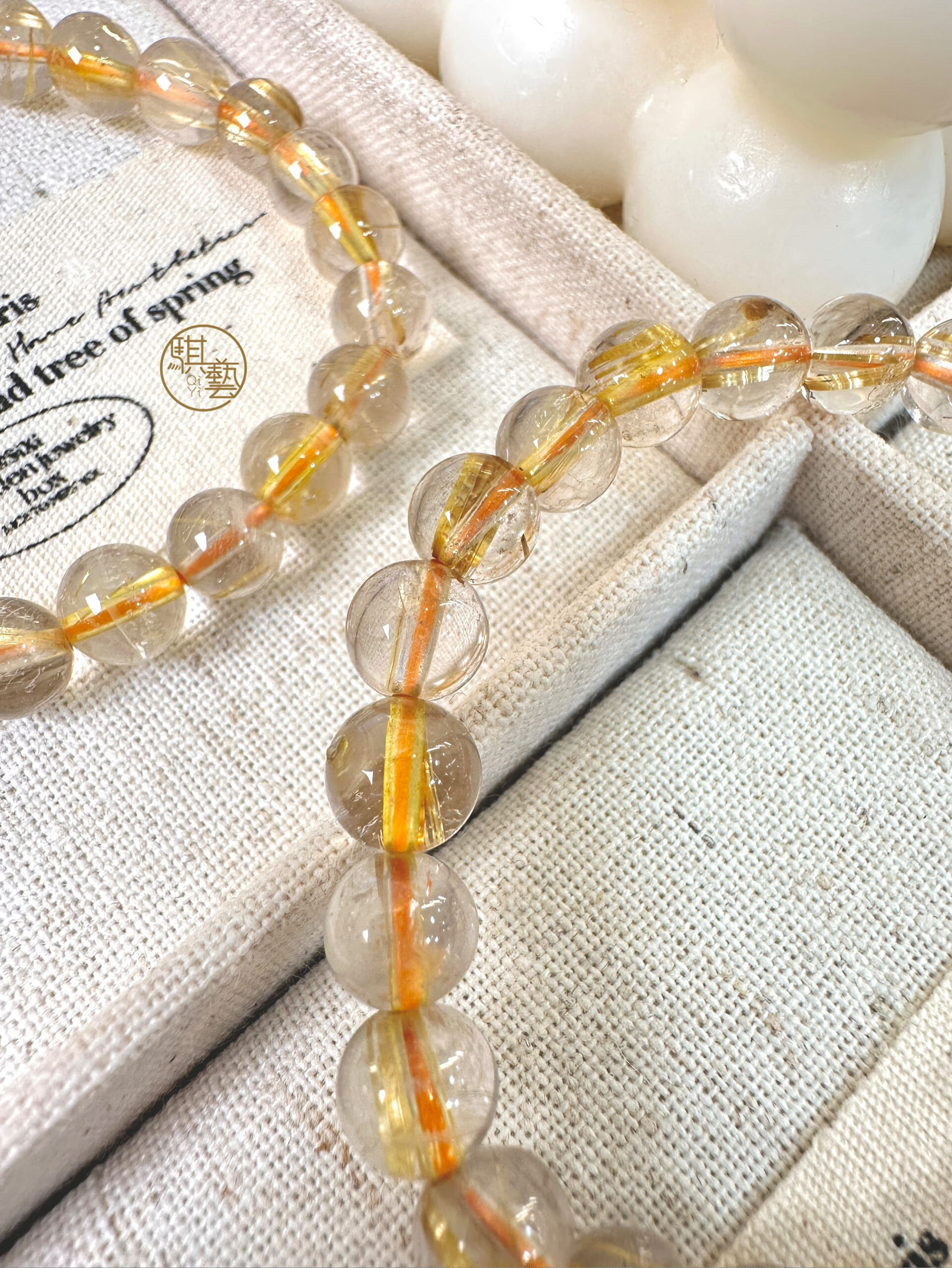 鈦晶手串7mm｜招財聚氣・事業防護之石