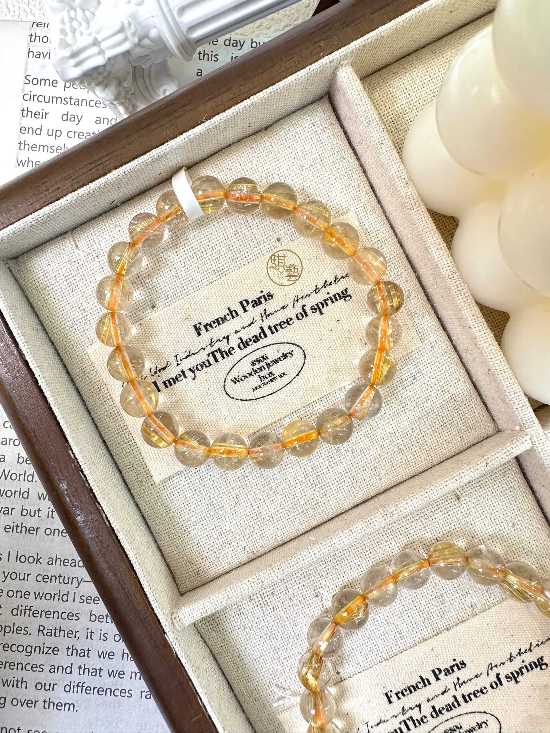 鈦晶手串7mm｜招財聚氣・事業防護之石