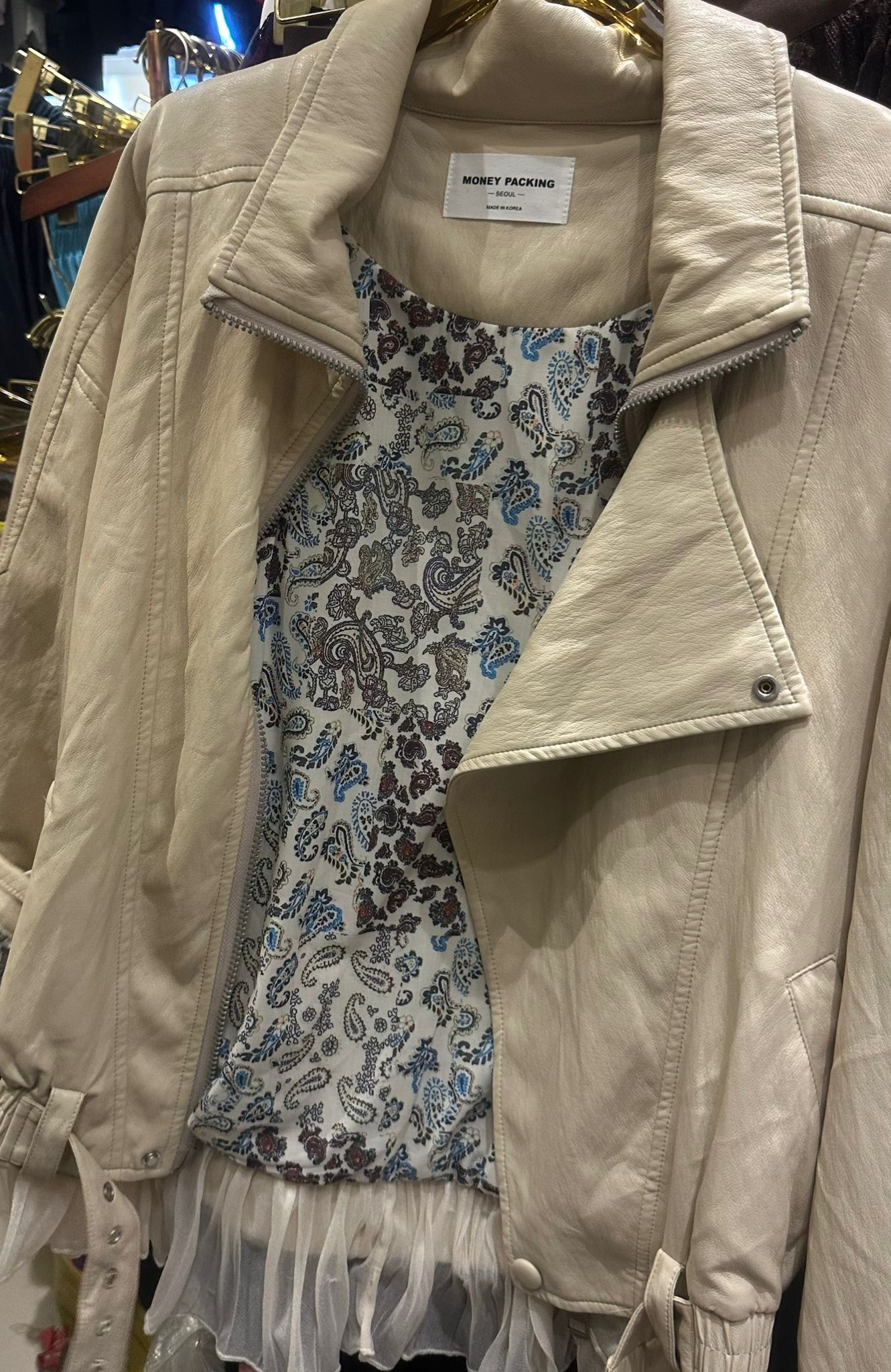 [訂貨] marcrame white jacket - F457 (1103live)