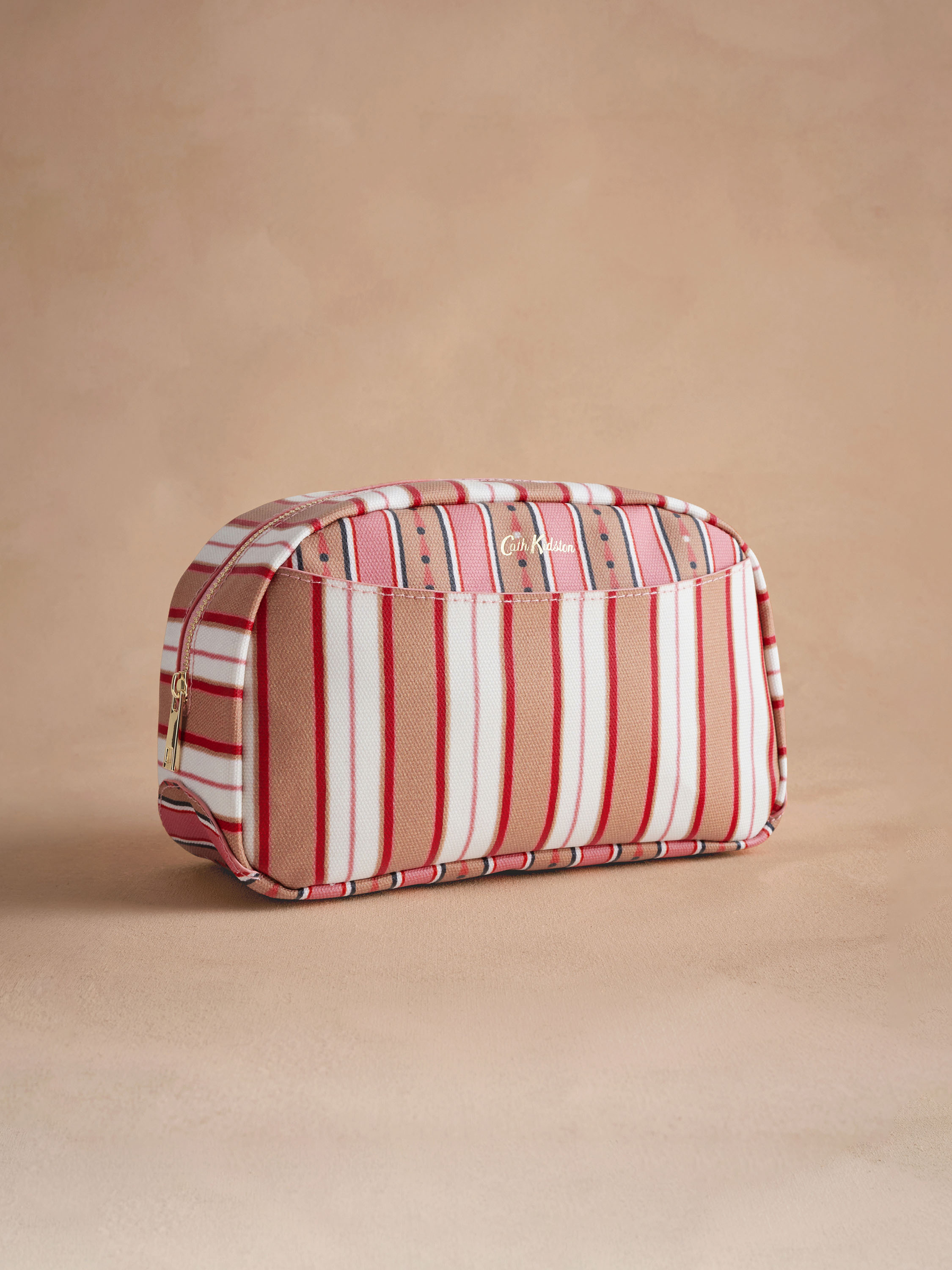 STRIPE PINK 旅行盥洗包