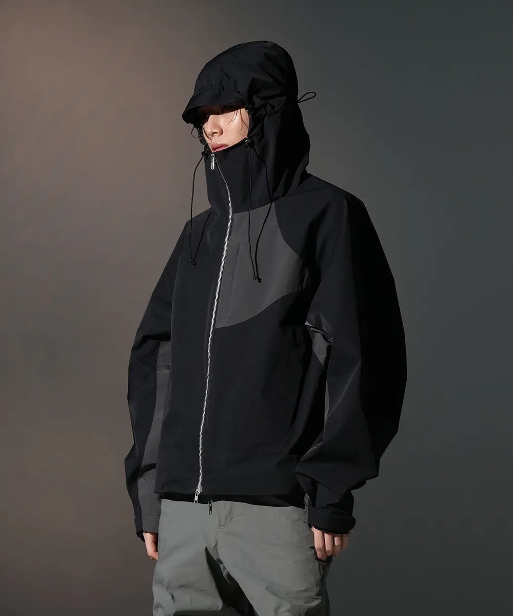 GRAILZ ESSENTIAL SHELL JACKET - BLACK 風衣外套