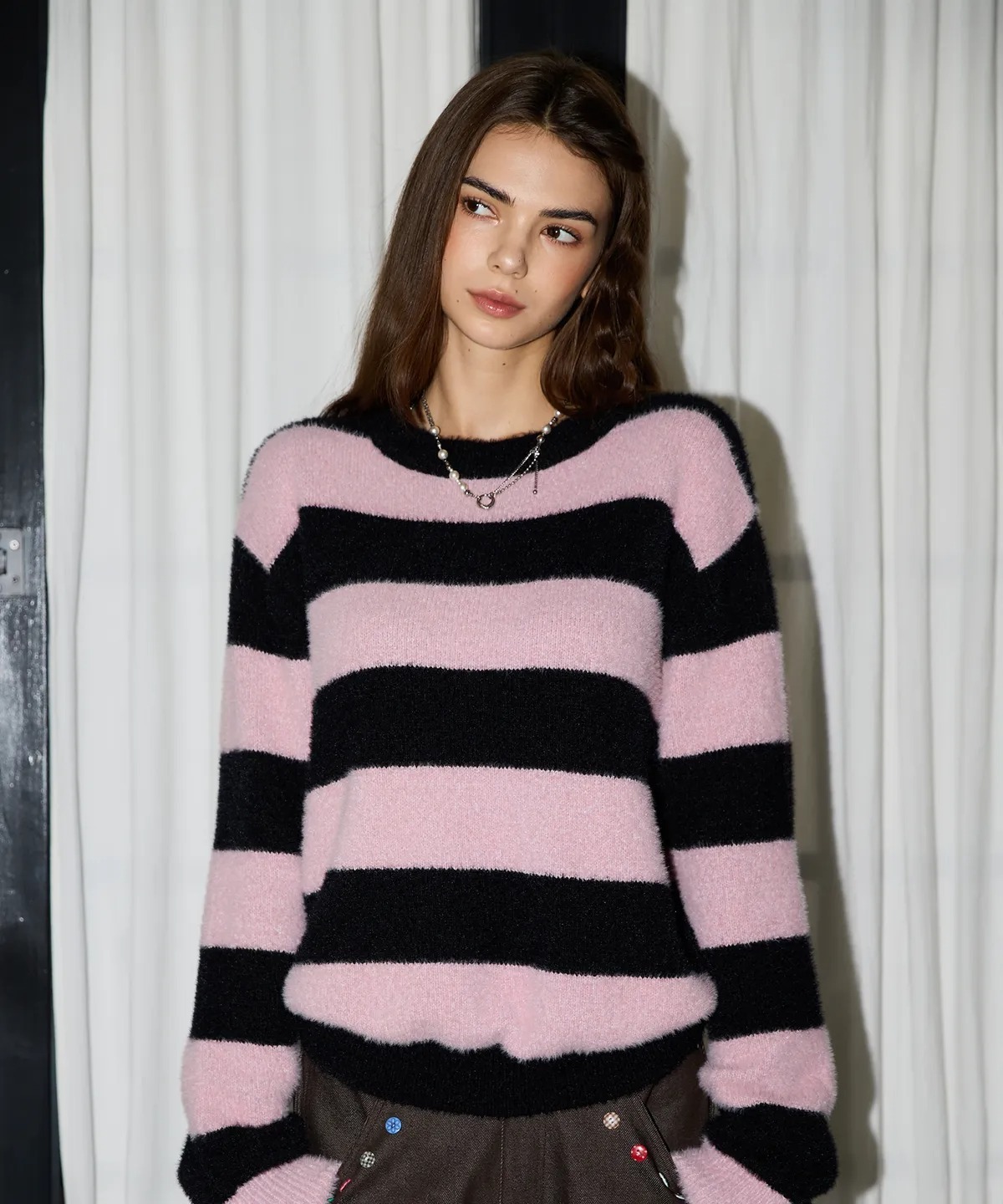 LARTIGENT L19 BOLD STRIPE KNIT