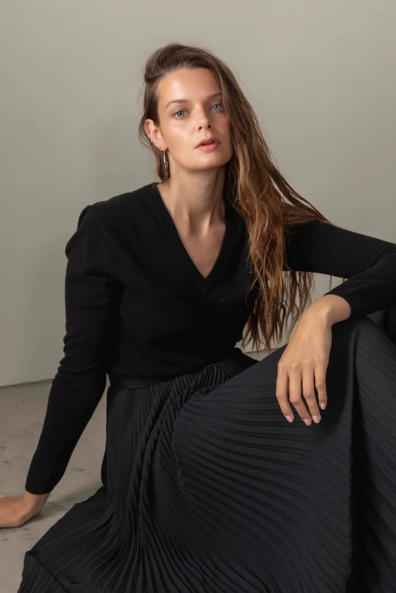 【直播】Kiltane LL110325 女裝100% Cashmere V領毛衣