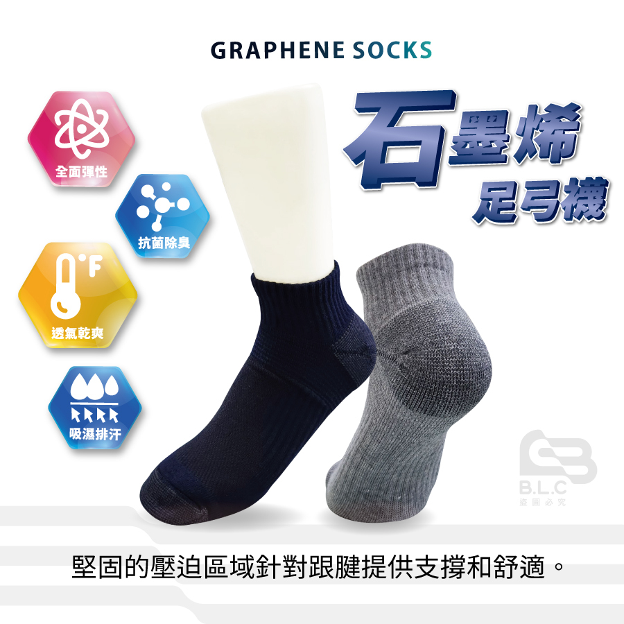 【影】大姊的命定神襪 是這款！！石墨烯⁺360度環護足弓襪668