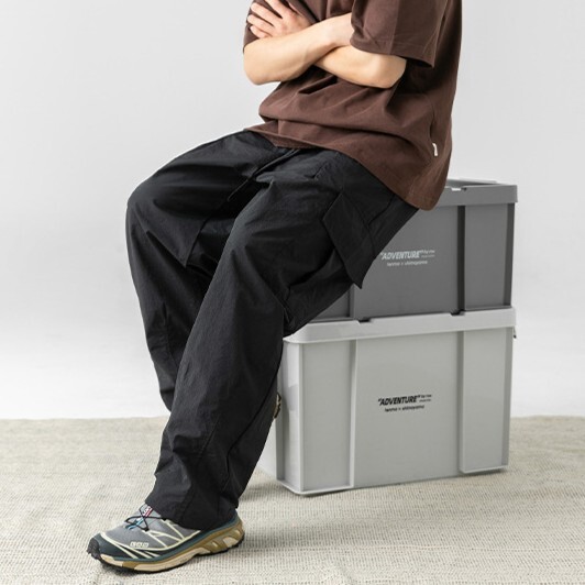 日系打折工裝口袋長褲 K2147