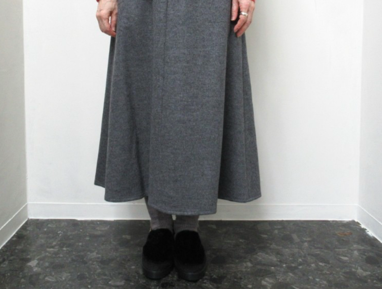 法式d'oest 壓縮羊毛裙