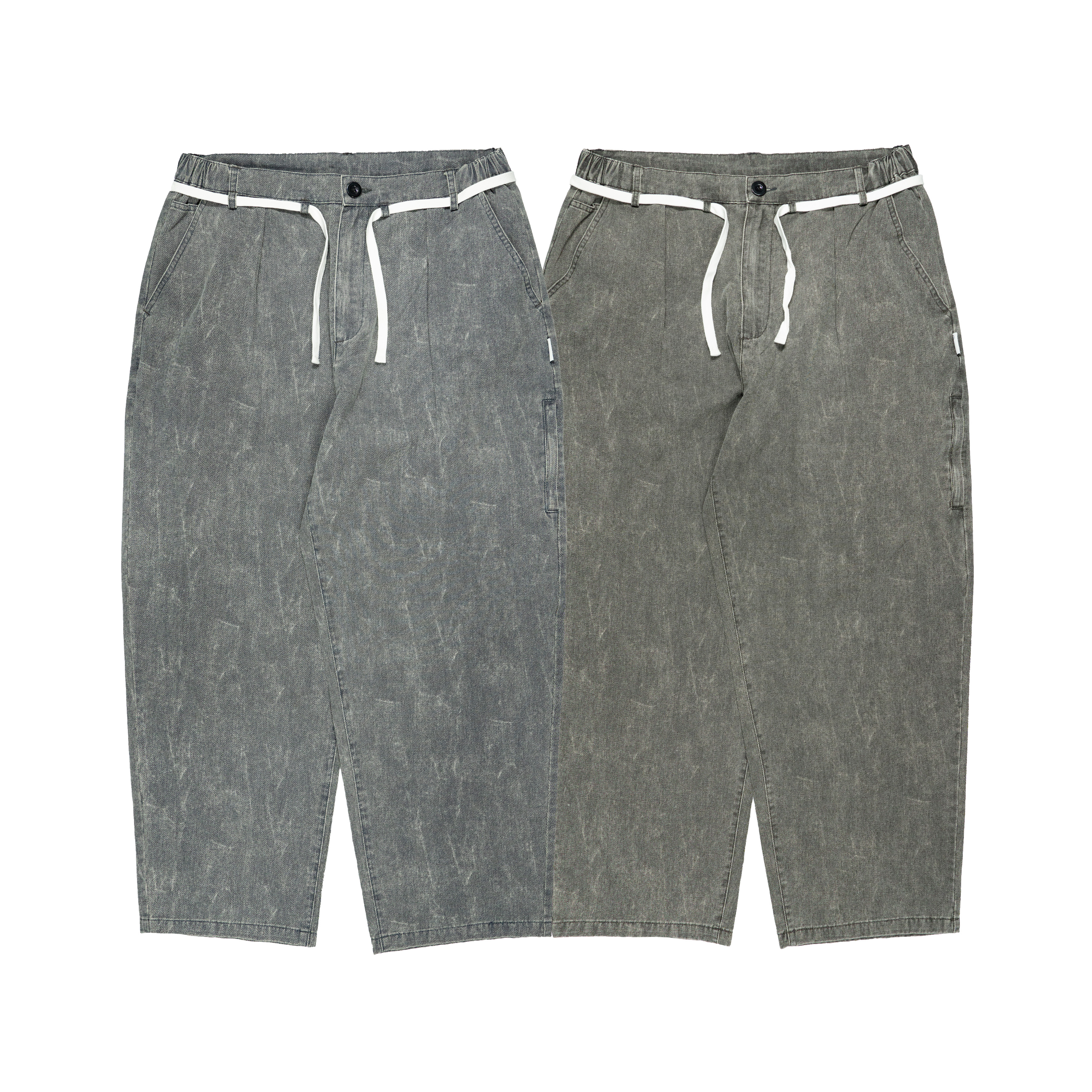 IDEALISM IDE Washed Trouser 水洗 長褲 錐形褲 兩色