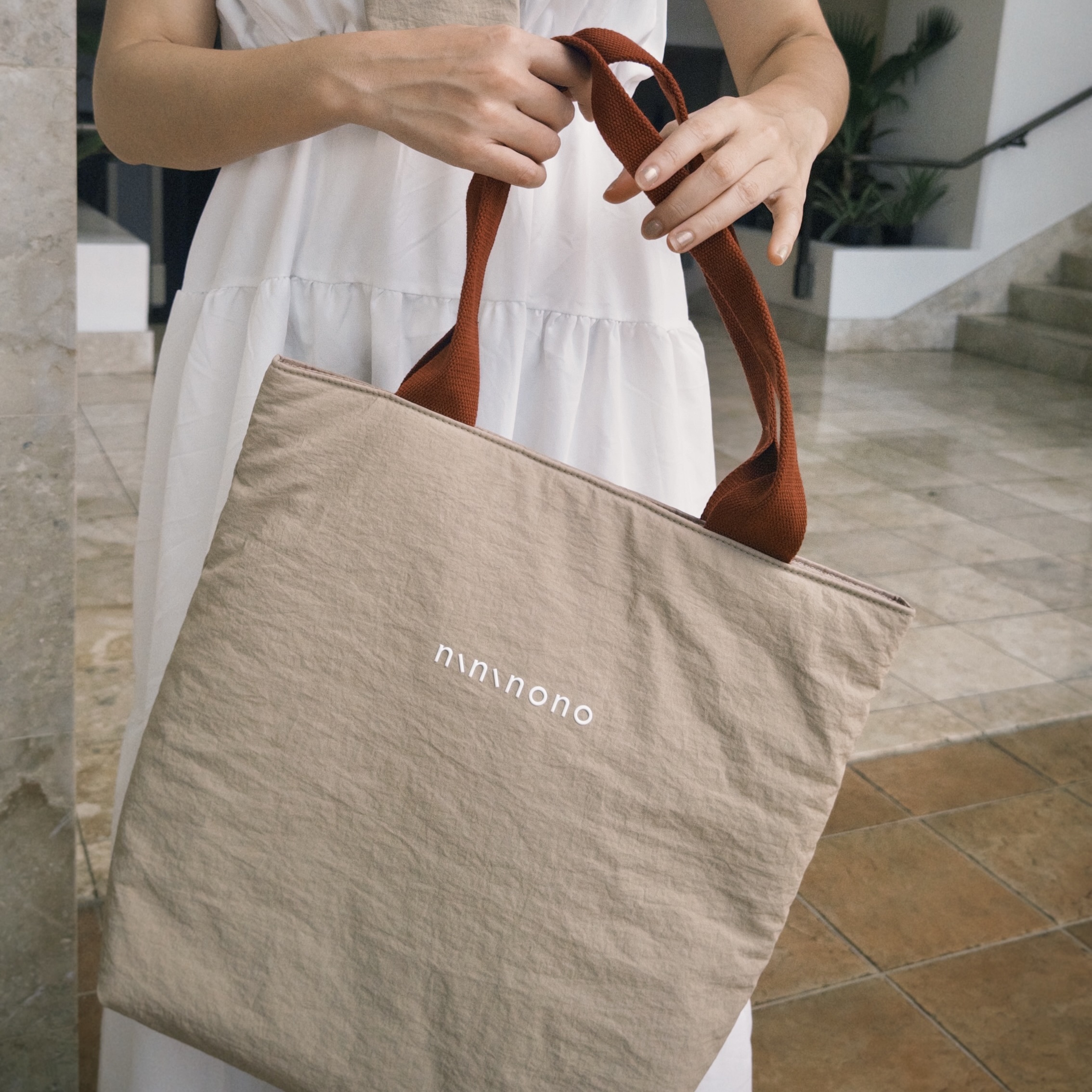 棉花糖托特包 (共3色可選)[贈]迷你吊飾