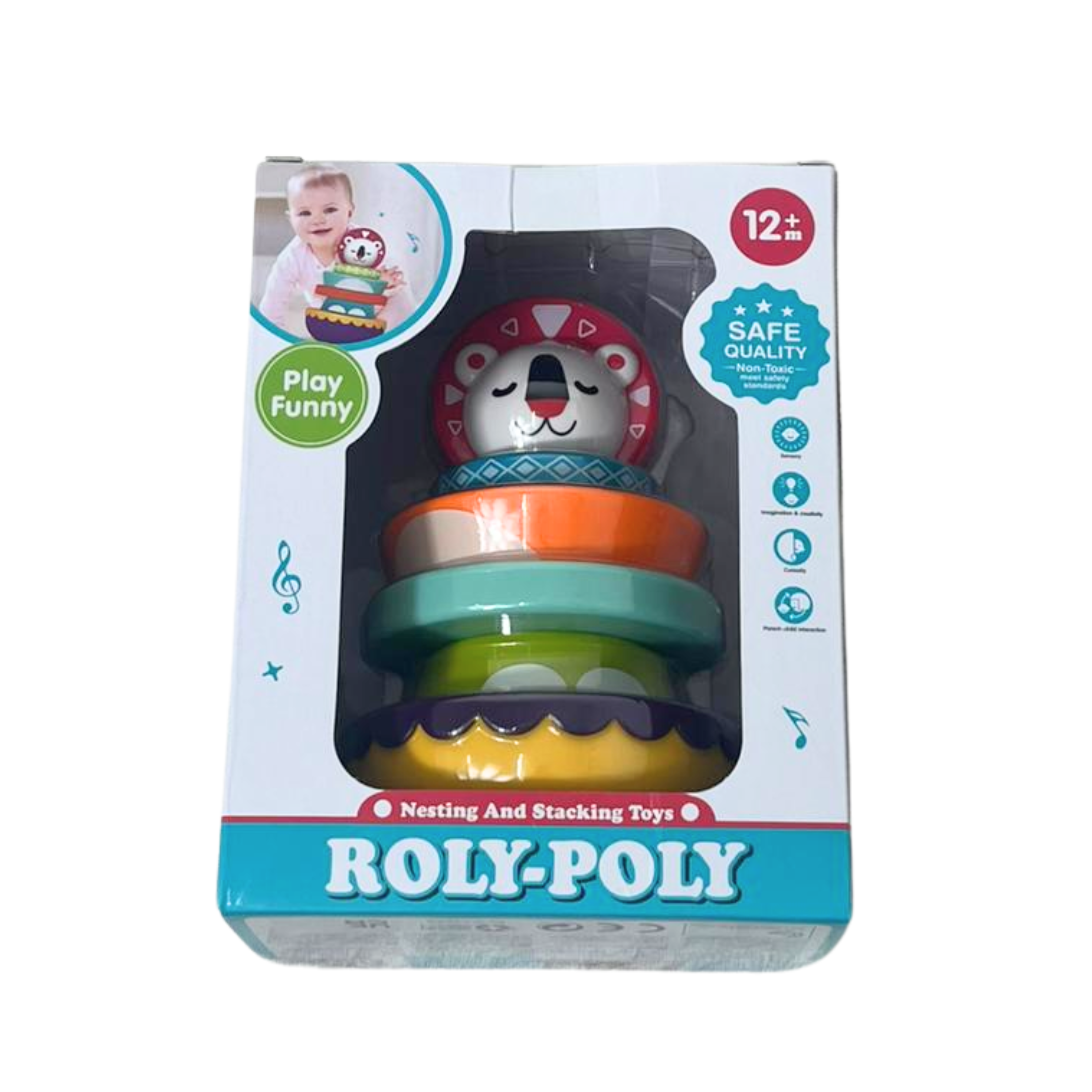 ROLY - POLY 獅子小丑不倒翁