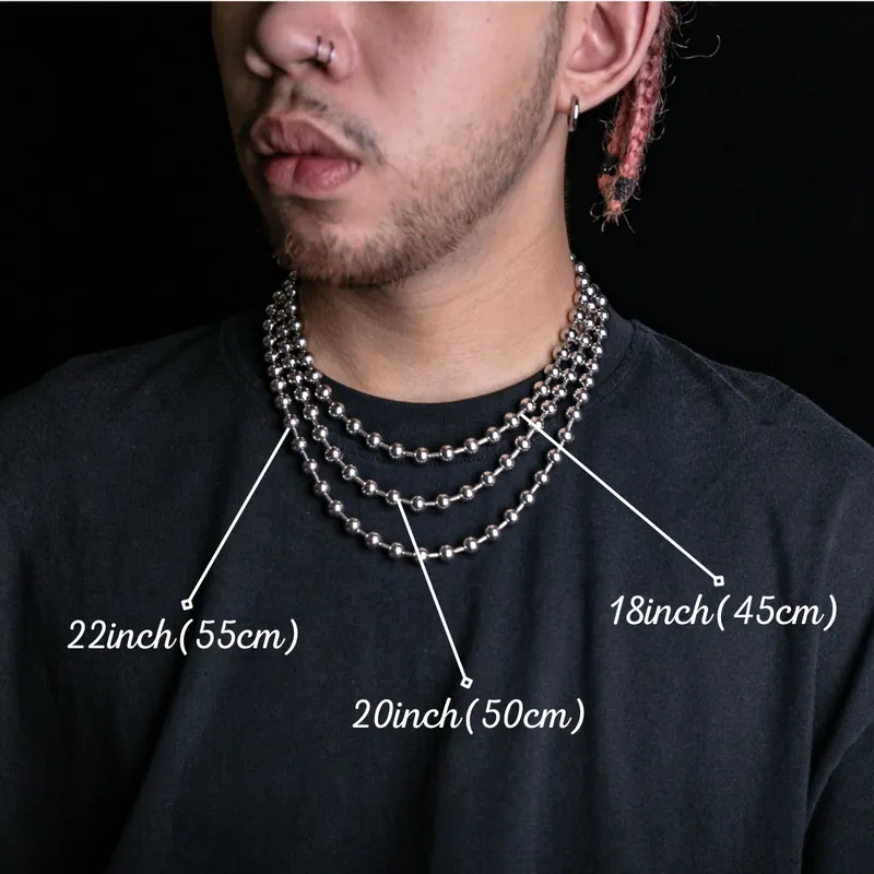 代購-<1000元左右交換禮物>Gold Coast 8mm金屬圓珠項鍊 金/銀