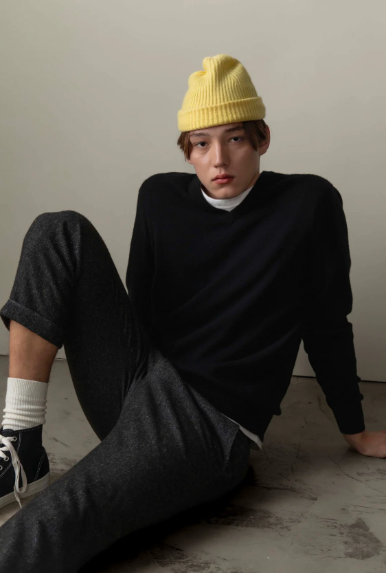 【直播】Kiltane LL110330 男裝100% Cashmere V領毛衣