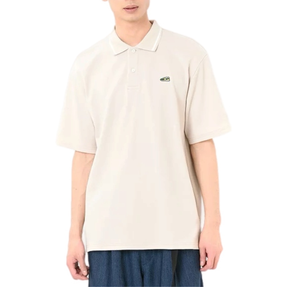 NEW BALANCE 米白 奶茶 POLO衫 短袖 鈕釦 透氣 運動服 男士 AMT55159