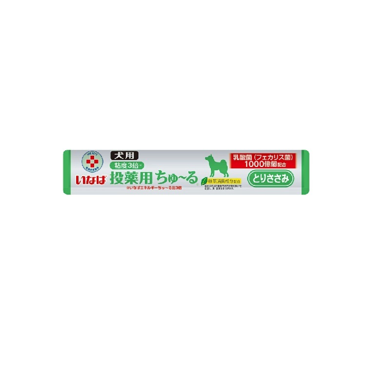 動物醫院專用 Inaba 犬用投藥用1千億乳酸菌 3倍粘度雞肉味肉醬 12g