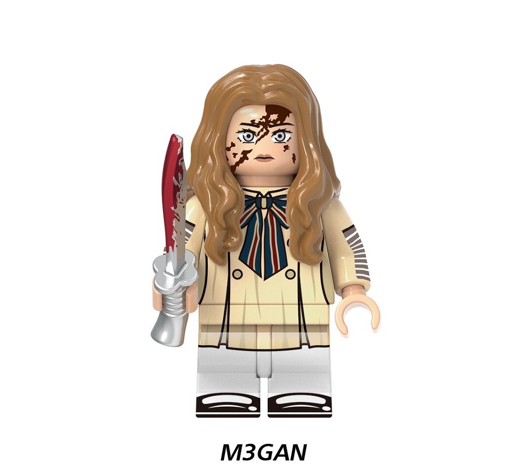 Halloween Megan Custom Minifigures Fit Lego G0129 GH0227