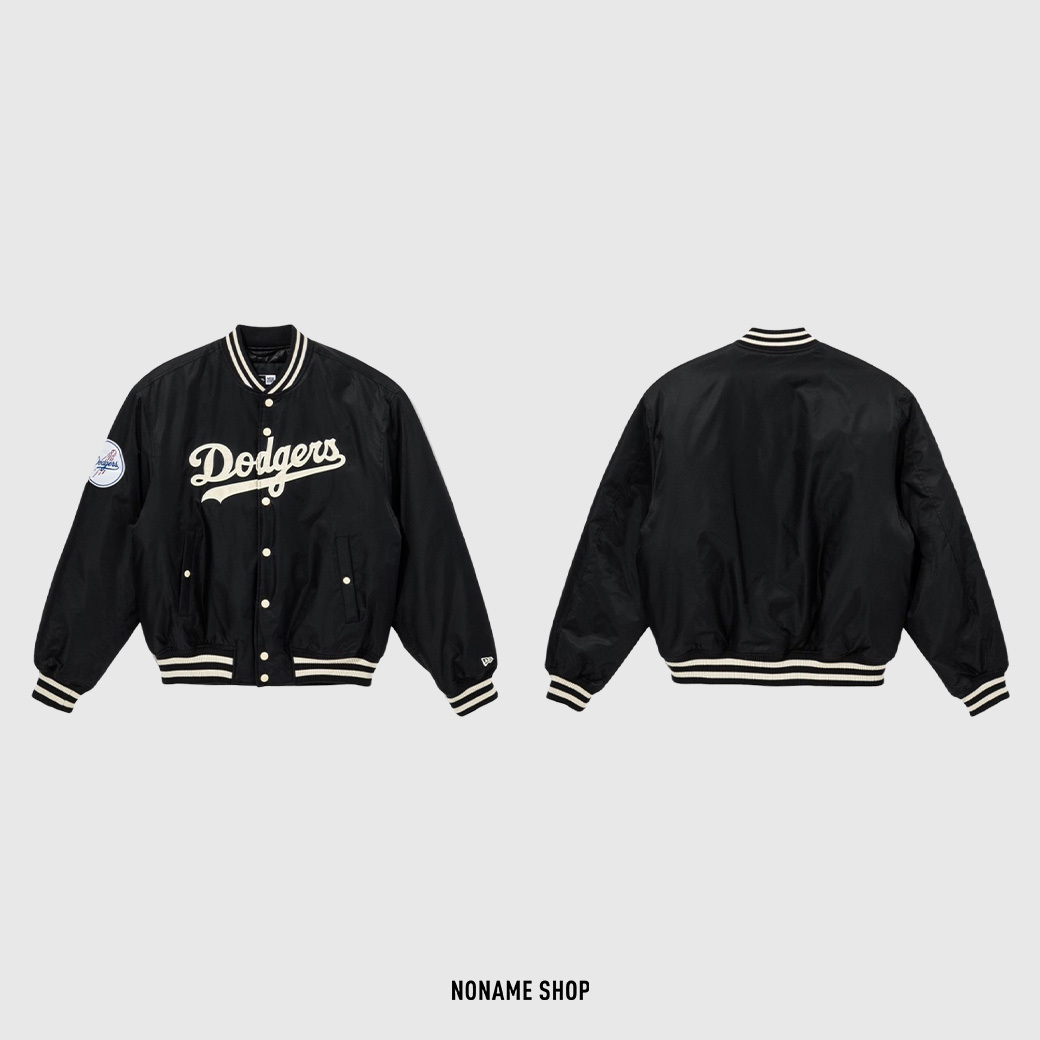 NEW ERA MLB LA 洛杉磯道奇 字母 刺繡 棒球 外套 (男款)