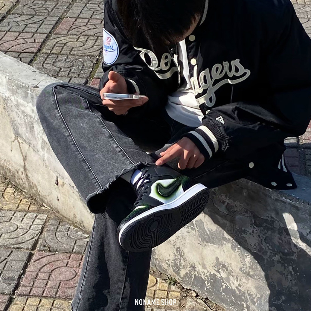 NEW ERA MLB LA 洛杉磯道奇 字母 刺繡 棒球 外套 (男款)