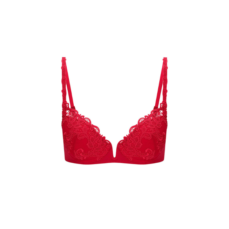 SAGA 傳奇 集中托高胸罩 寶石紅
