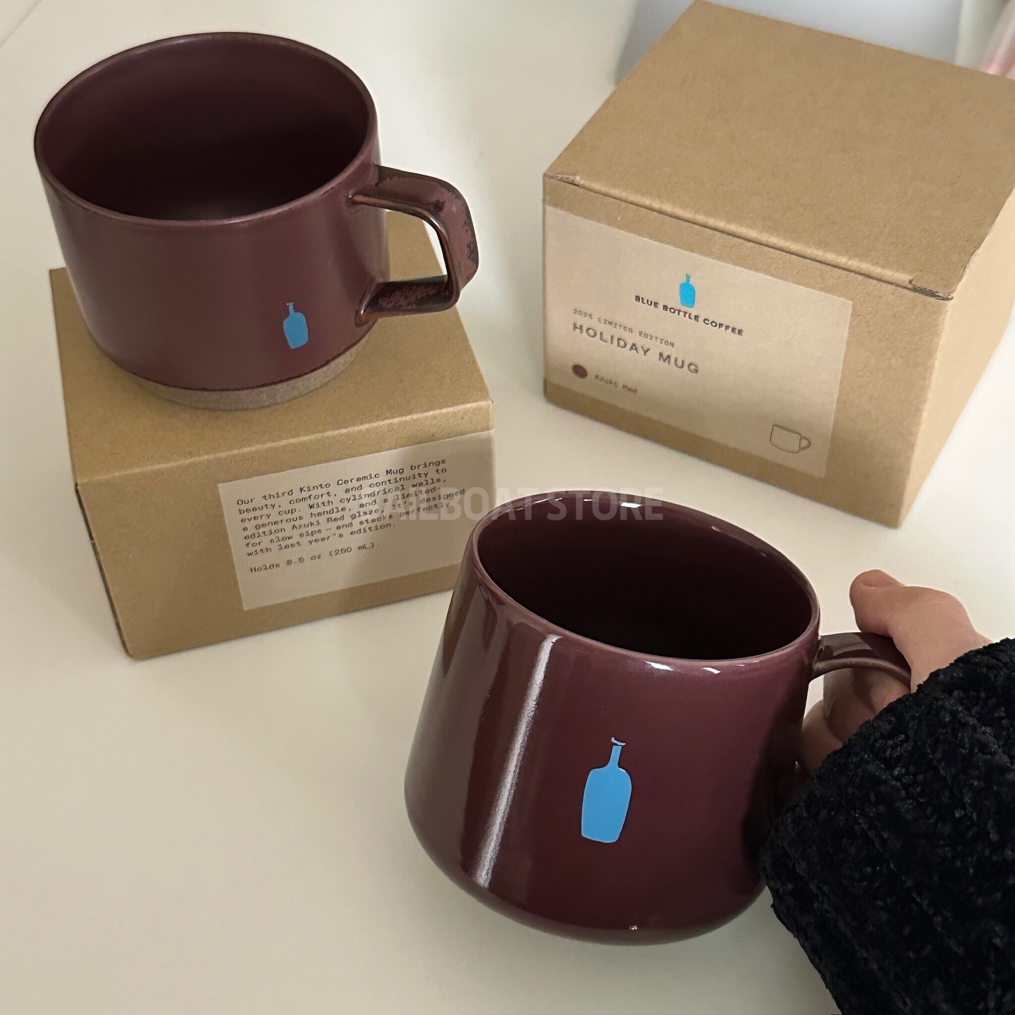 #現貨 🇯🇵日本 BLUE BOTTLE 藍瓶 2025 聖誕禮物系列 紅豆紅 馬克杯 隨行杯