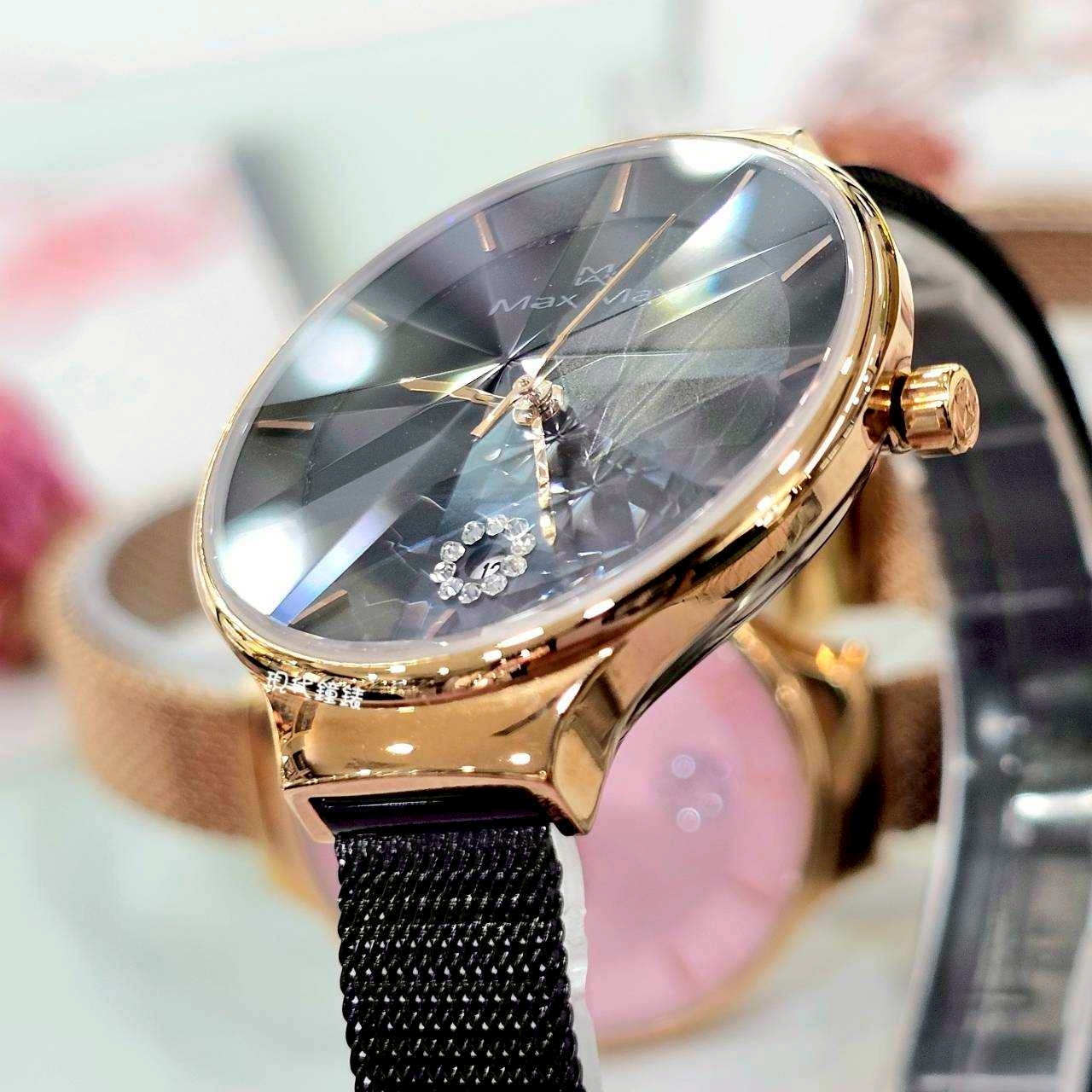 【Max Max】稜鏡映像•黑曜魅影MAS7027-1 32mm 現代鐘錶