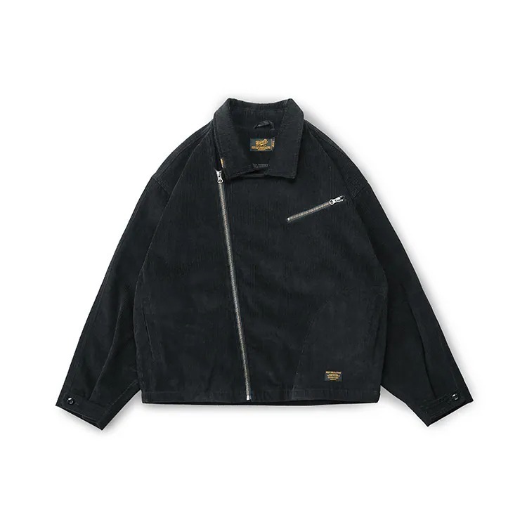 B-SIDE Corduroy Double Collar Jacket