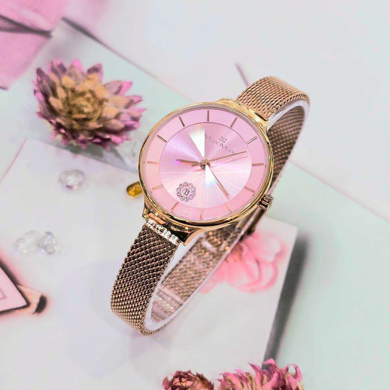 【Max Max】稜鏡映像•晨曦之花MAS7027-3 32mm 現代鐘錶