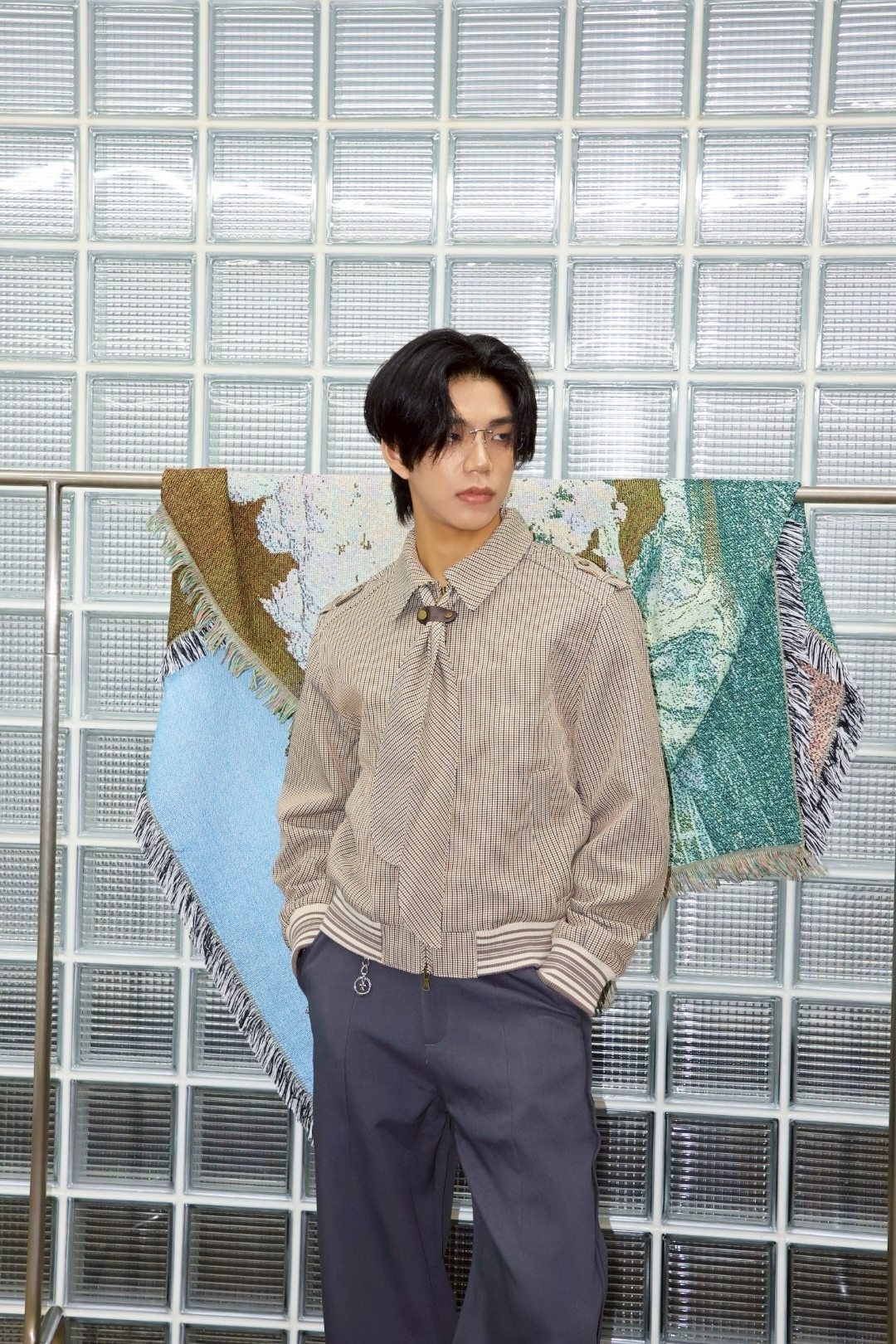 千鳥格 Clean Fit 外套