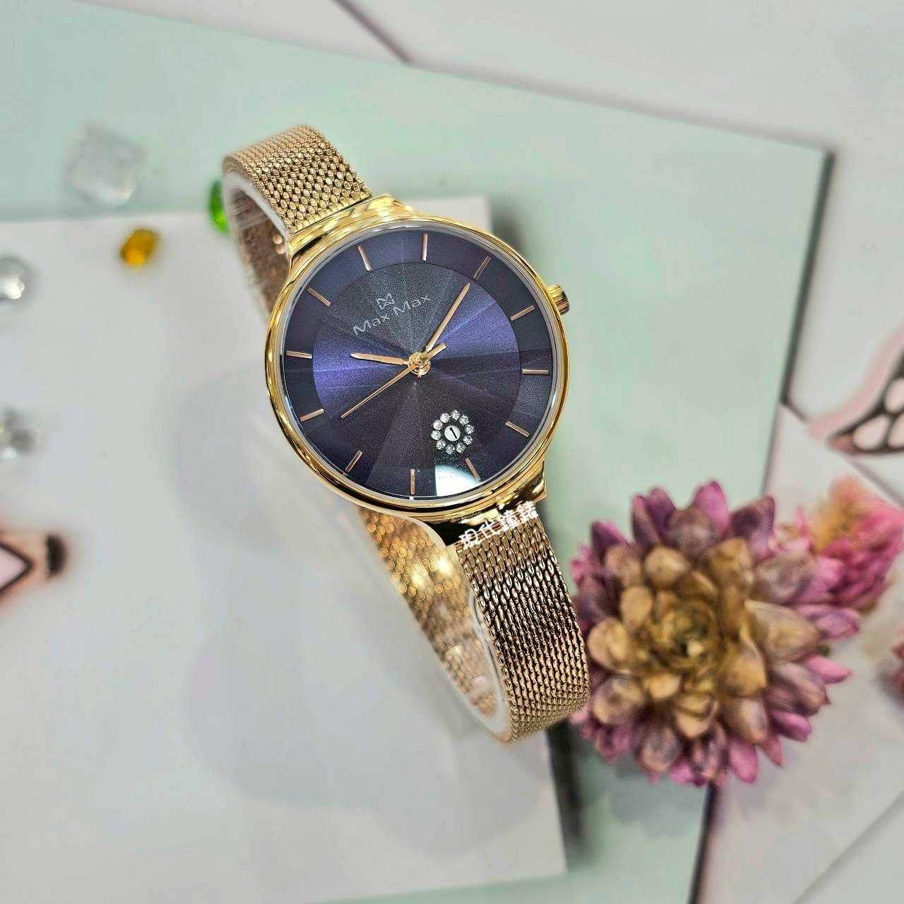 【Max Max】稜鏡映像•靛海裂光MAS7027-4 32mm 現代鐘錶