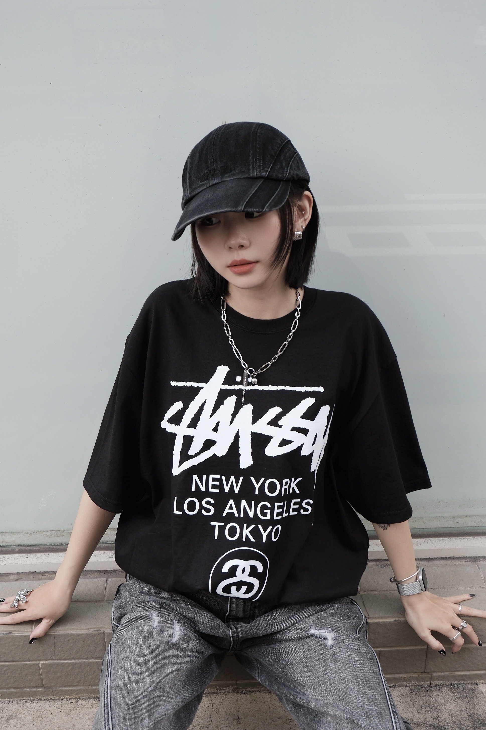 STUSSY WORLD TOUR TEE 熱門款 世界巡迴 短T