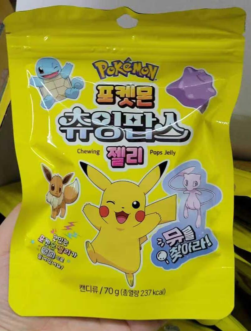 現 貨 (由倉庫直出)丨韓國零食 Pokémon 軟糖70g/包