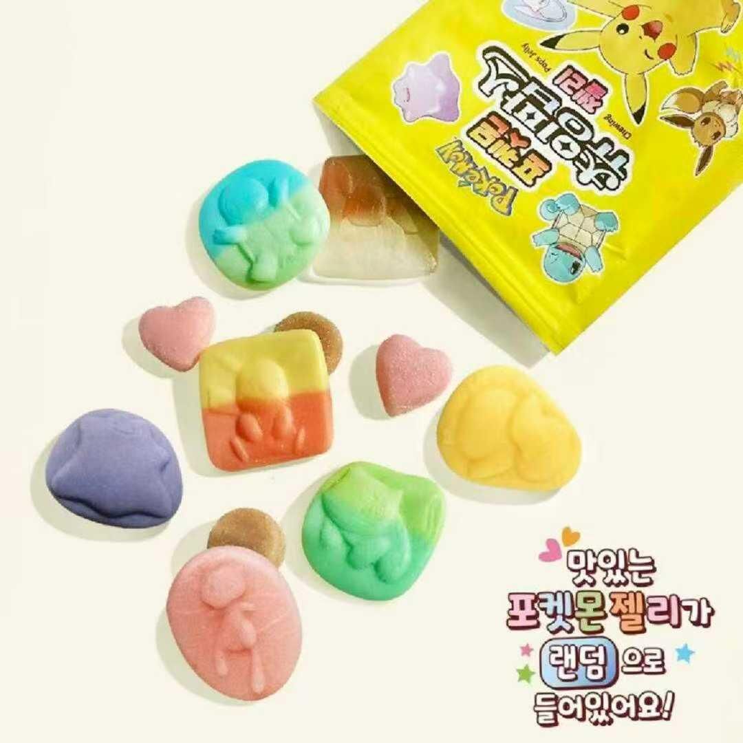 現 貨 (由倉庫直出)丨韓國零食 Pokémon 軟糖70g/包