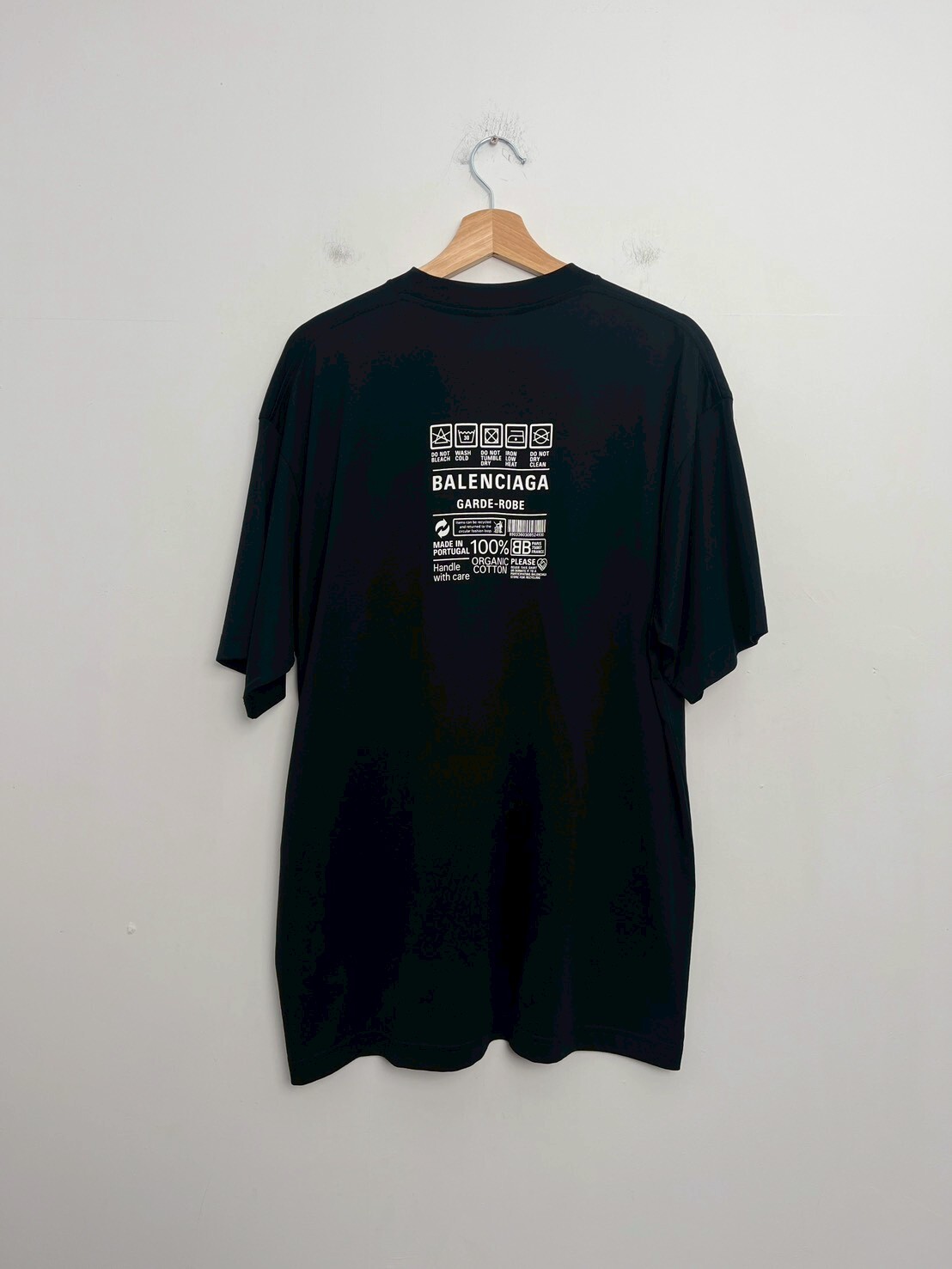 Balenciaga Care Label T-Shirt SIZE S