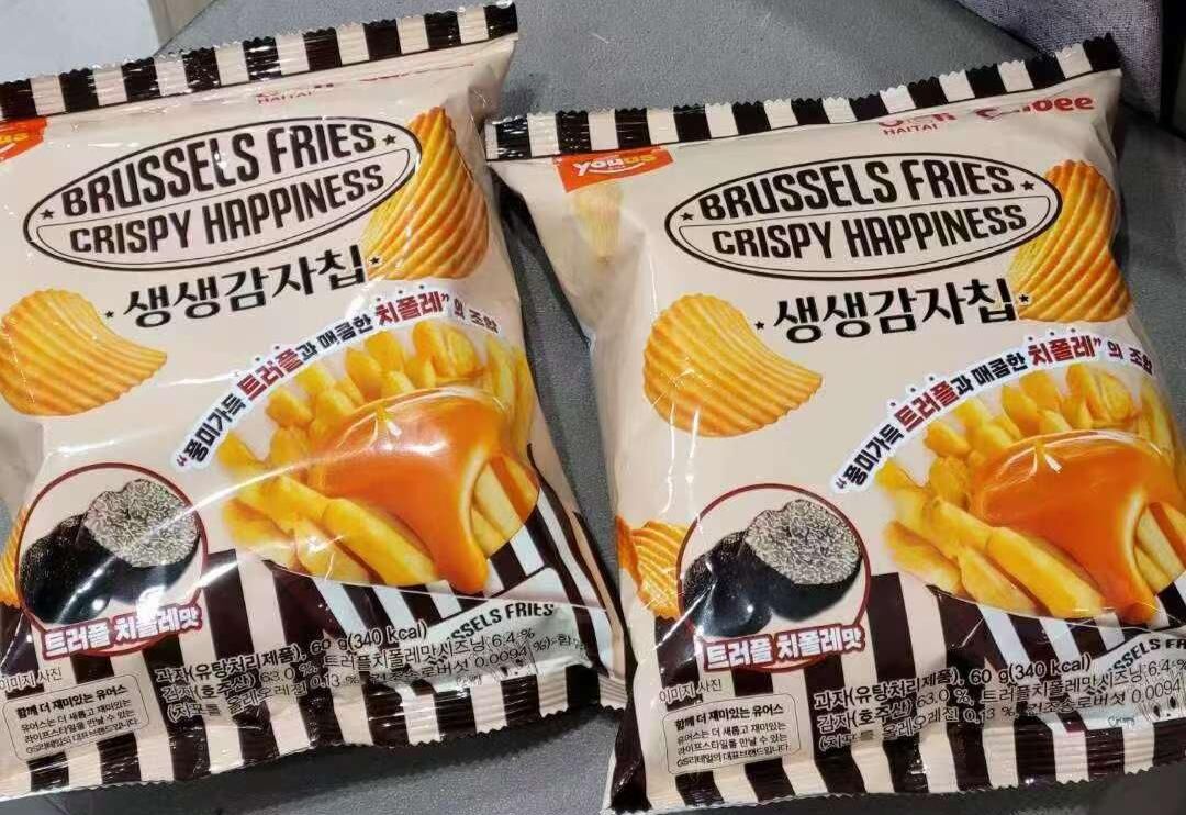 現 貨 (由倉庫直出)丨韓國零食 黑松露辣味薯片 60g/包