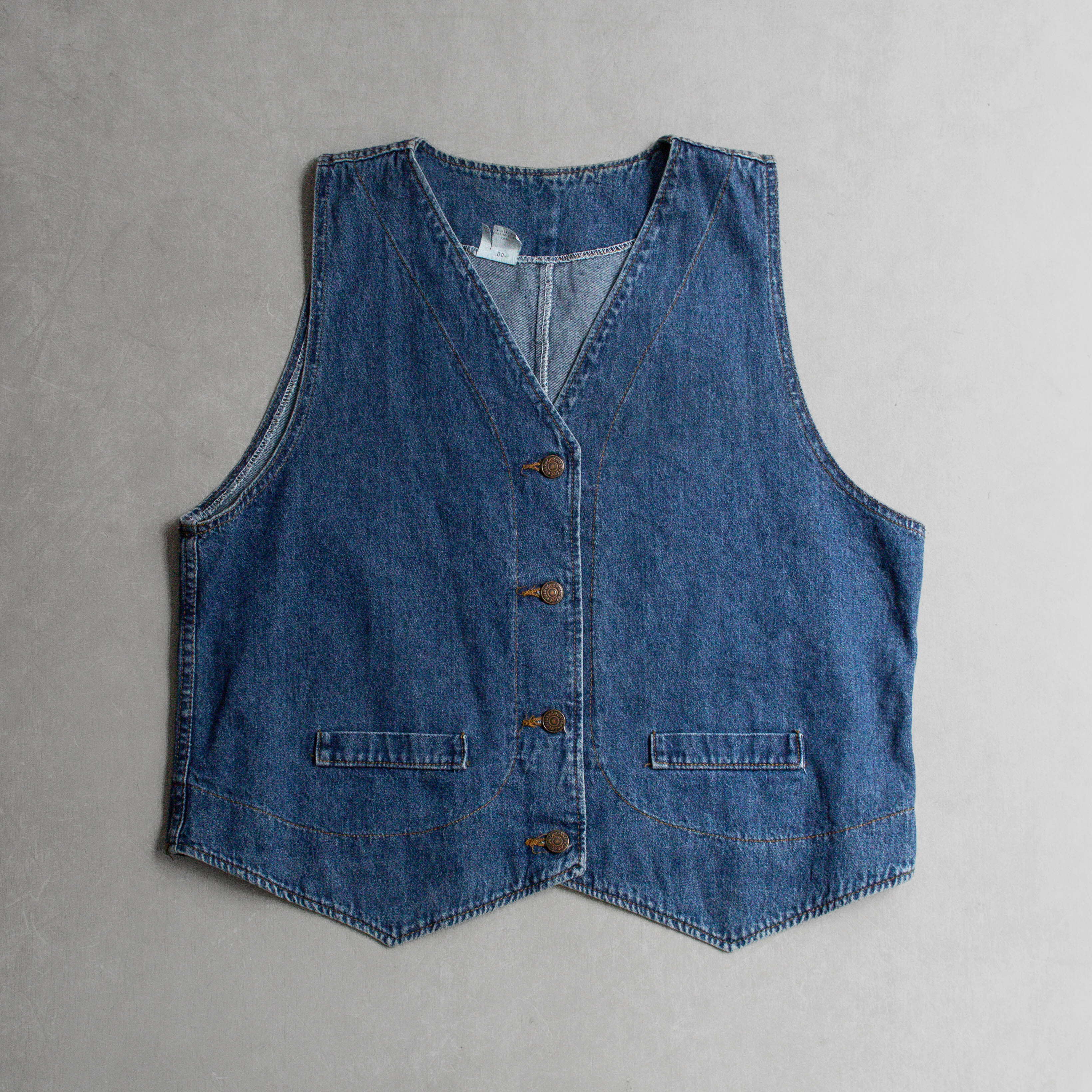 80S LEE DENIM VEST 美國製 丹寧 西裝 背心