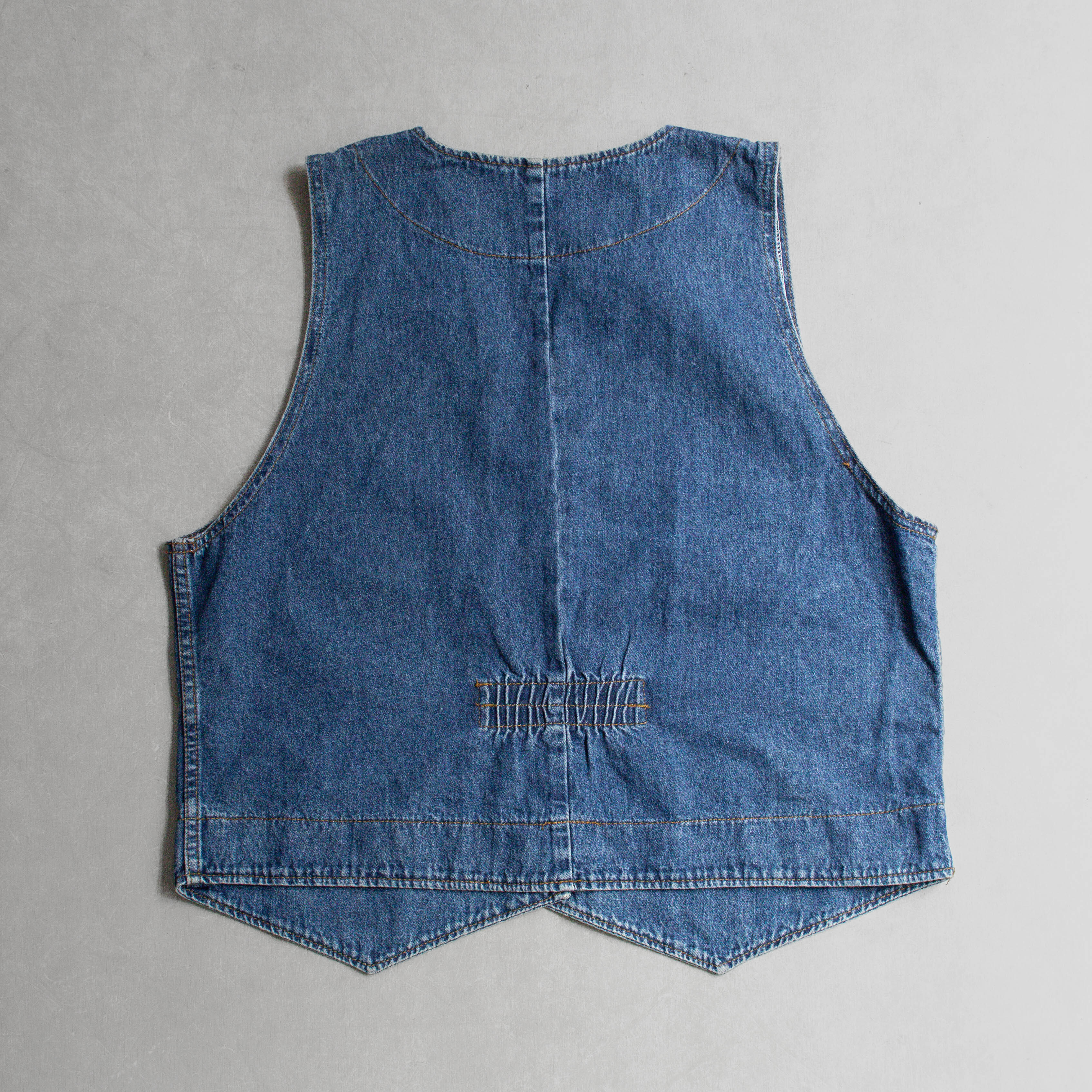 80S LEE DENIM VEST 美國製 丹寧 西裝 背心