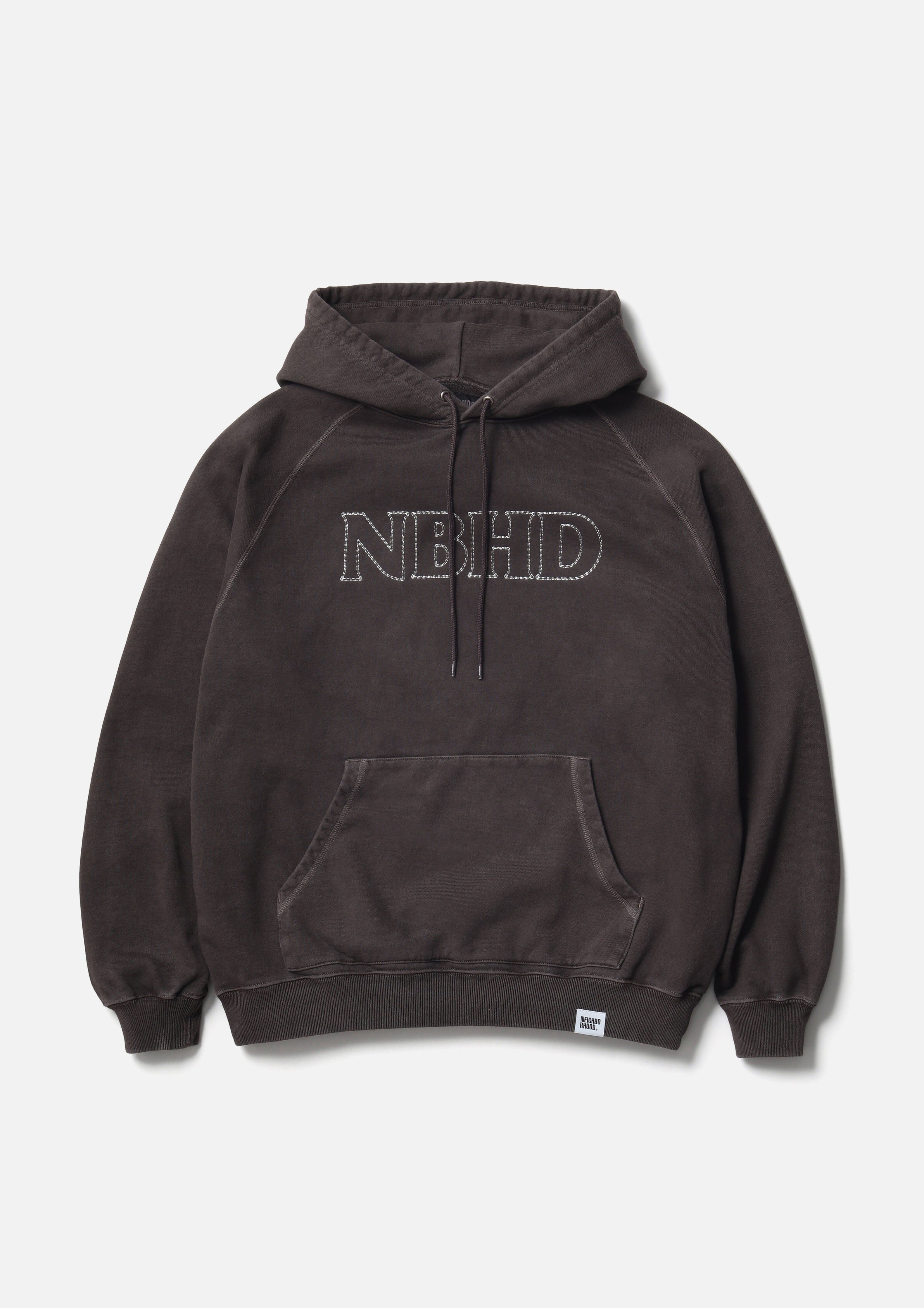 2025AW NEIGHBORHOOD PIGMENT DYED SWEAT HOODIE LS 刺繡 字體 水洗 帽T 長袖 現貨 252FPNH-CSM05