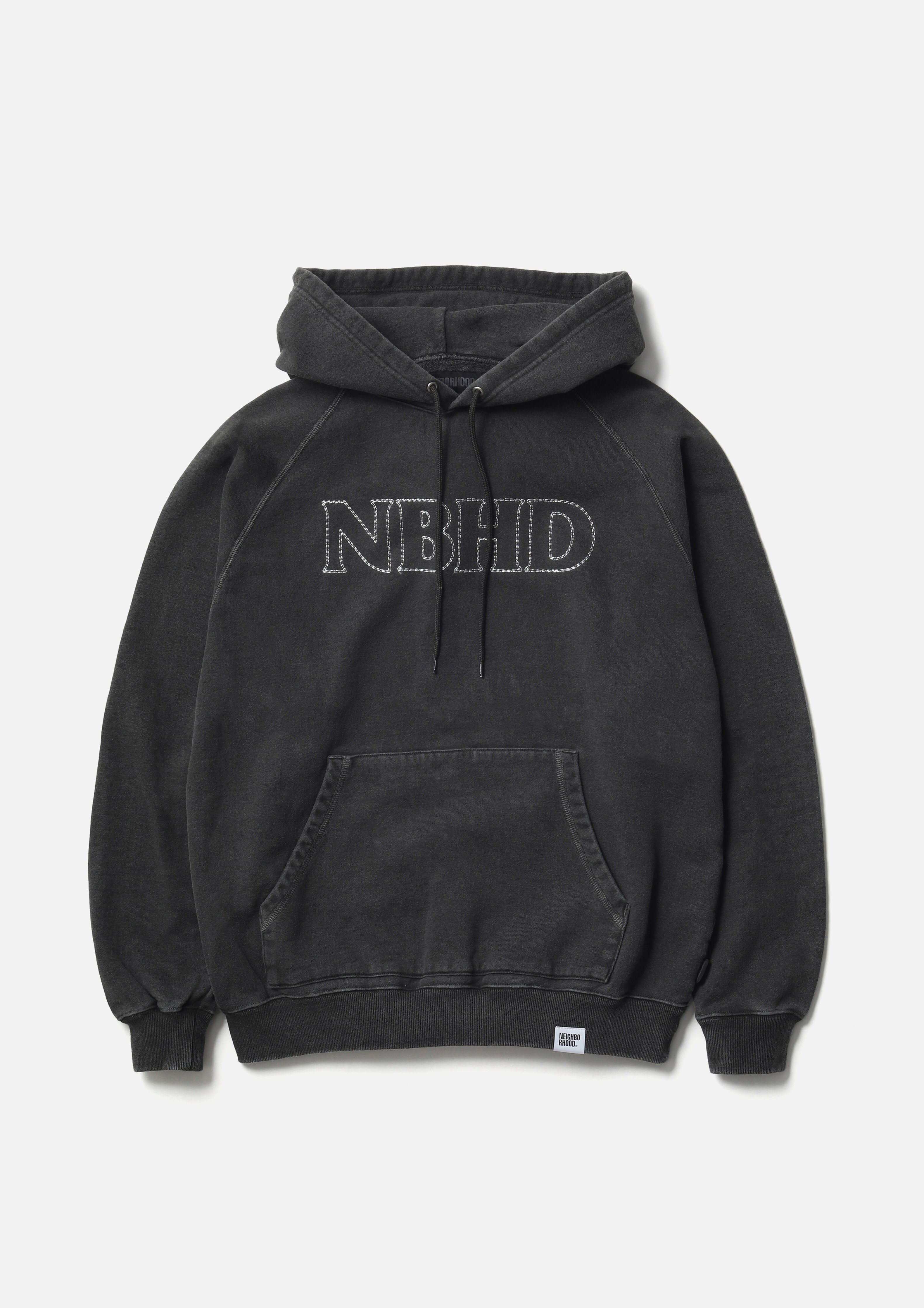 2025AW NEIGHBORHOOD PIGMENT DYED SWEAT HOODIE LS 刺繡 字體 水洗 帽T 長袖 現貨 252FPNH-CSM05