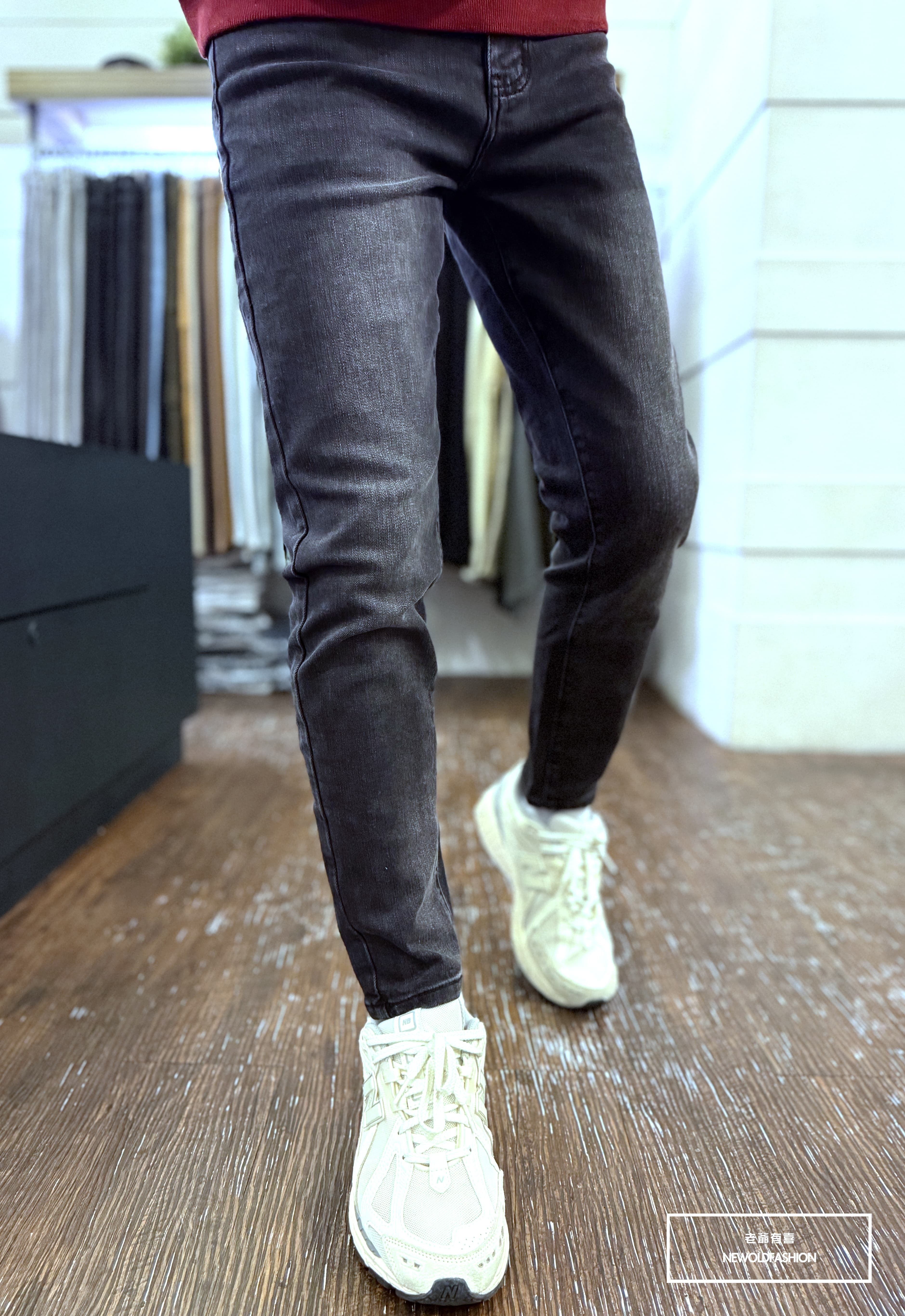 『新品上市』重磅燻黑素面小直筒(NOF2510K165)