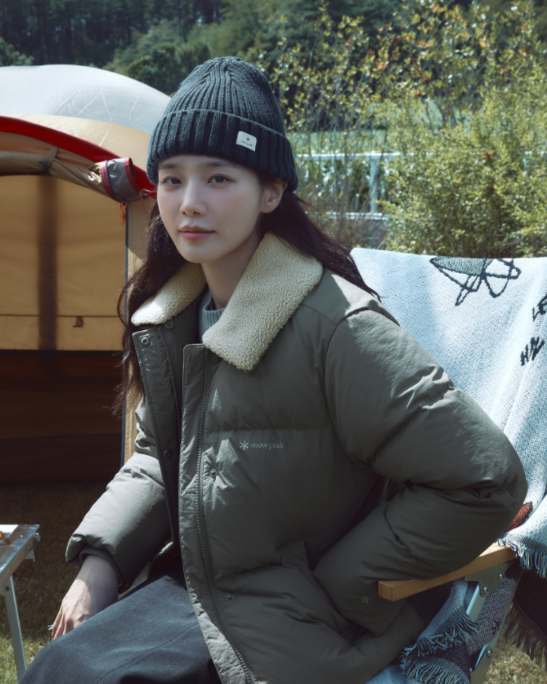 【預購】Snow Peak Women's Collar Boucle Neck Heavy Down Jacket 可拆式羊毛領 厚羽絨外套 女款 S25WWGDJ57