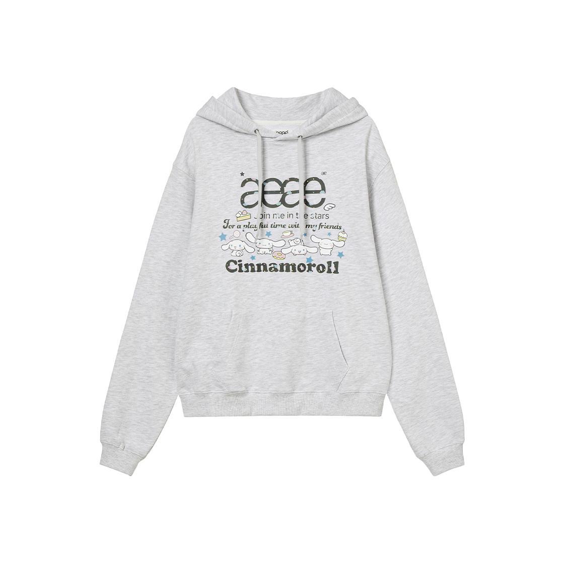 AEAE 大耳狗 寬鬆 長袖 帽T